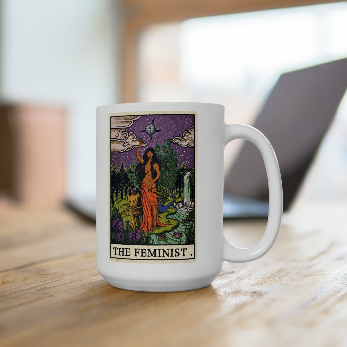 "The Feminist" White Ceramic 15oz Mug