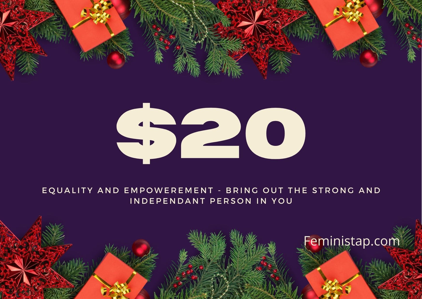 FeministAP Gift Card/Vouchers - $10-$300