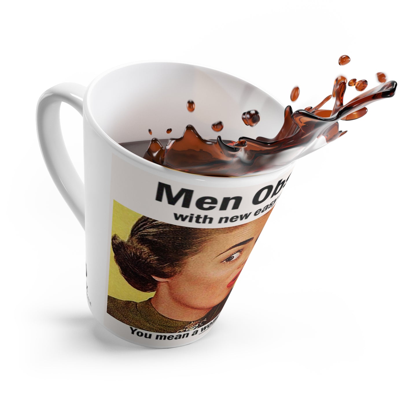 Men Obsolete - Latte Mug