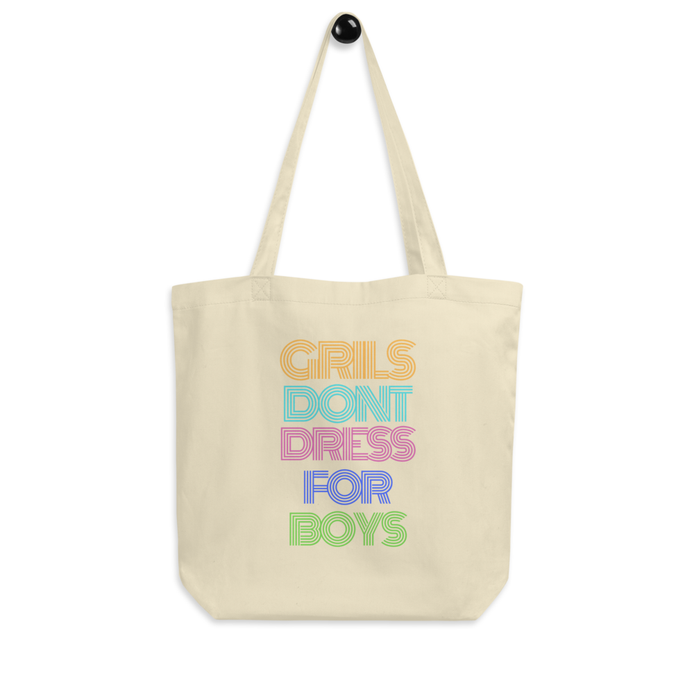 Girls Don't Feminist Themed Premium Eco Tote Bag - FeministASP