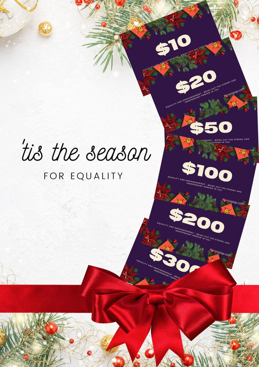 FeministAP Gift Card/Vouchers - $10-$300