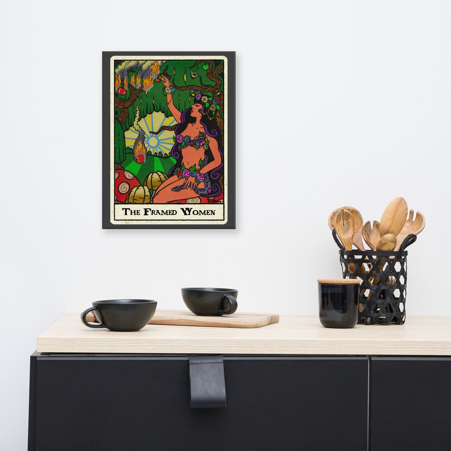 "The Framed Woman" - Exclusive Canvas Art
