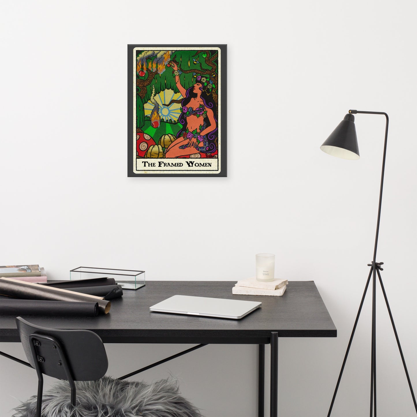 "The Framed Woman" - Exclusive Canvas Art
