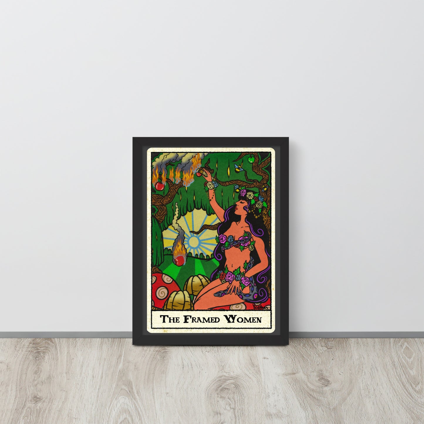 "The Framed Women" Framed Matte Poster (12"x16")
