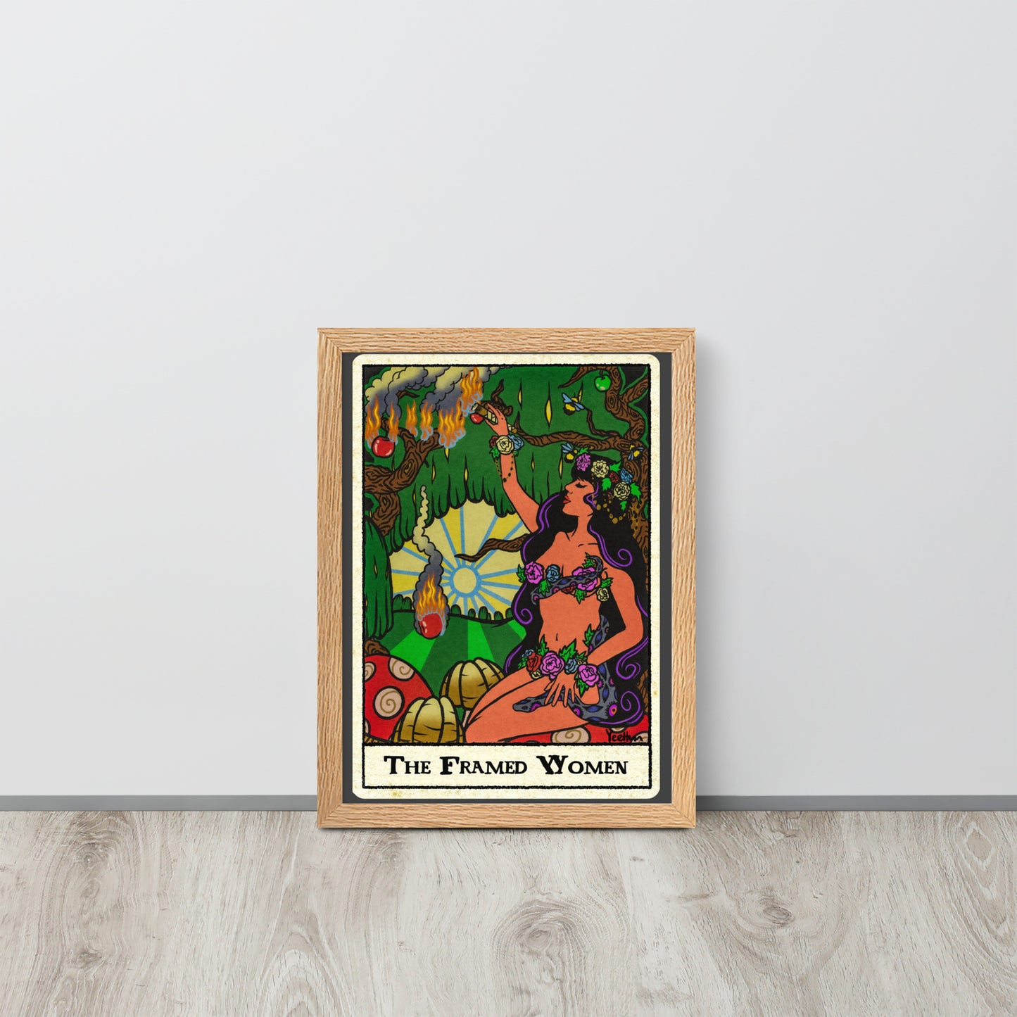 "The Framed Women" Framed Matte Poster (12"x16")
