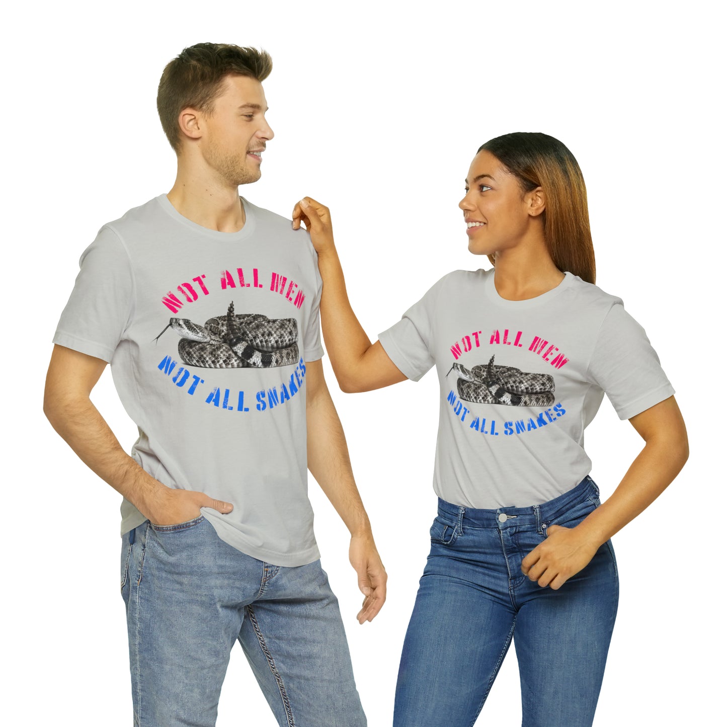 Not All Snakes Unisex Crew Neck T-Shirt (Rattle) (S-3XL)