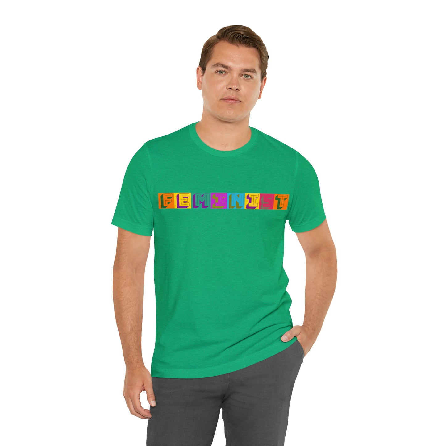 Retro Feminist Unisex Crew Neck T-Shirt  (S-3XL)