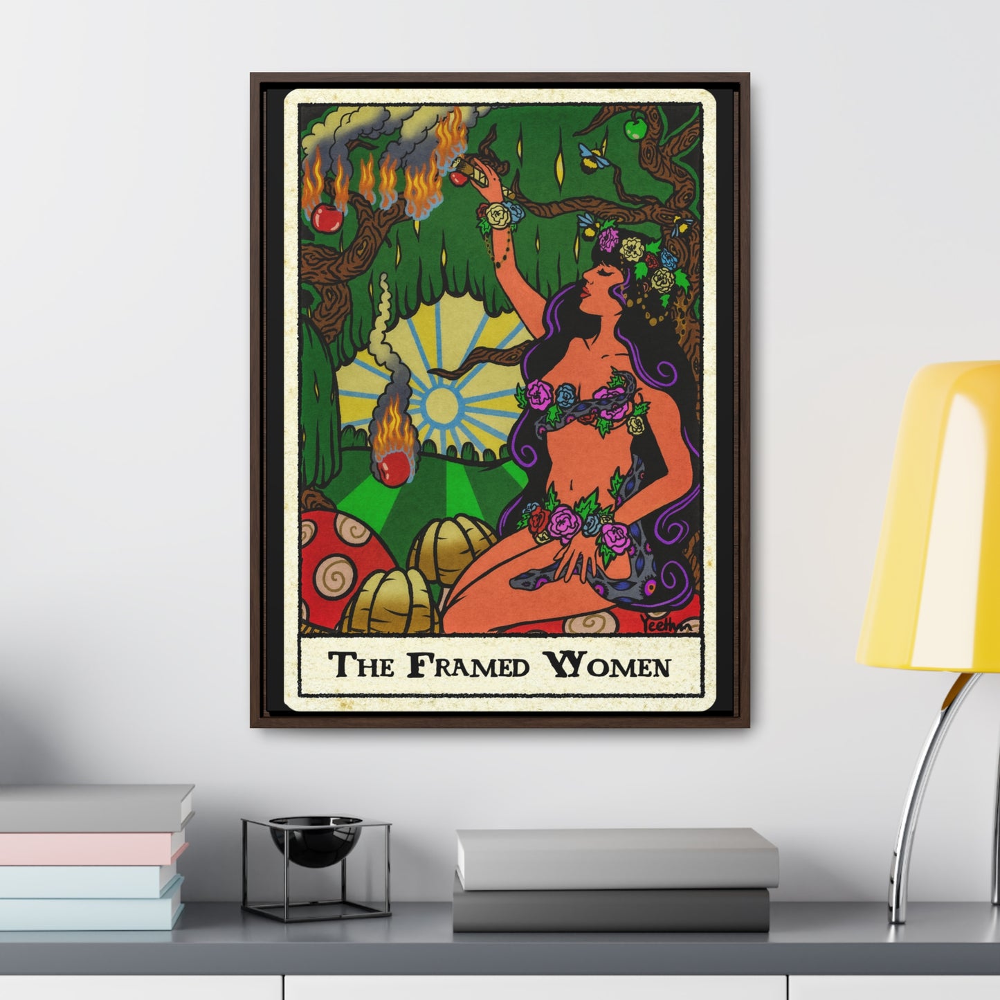 The Framed Women Premium Gallery Wrap Framed Canvas