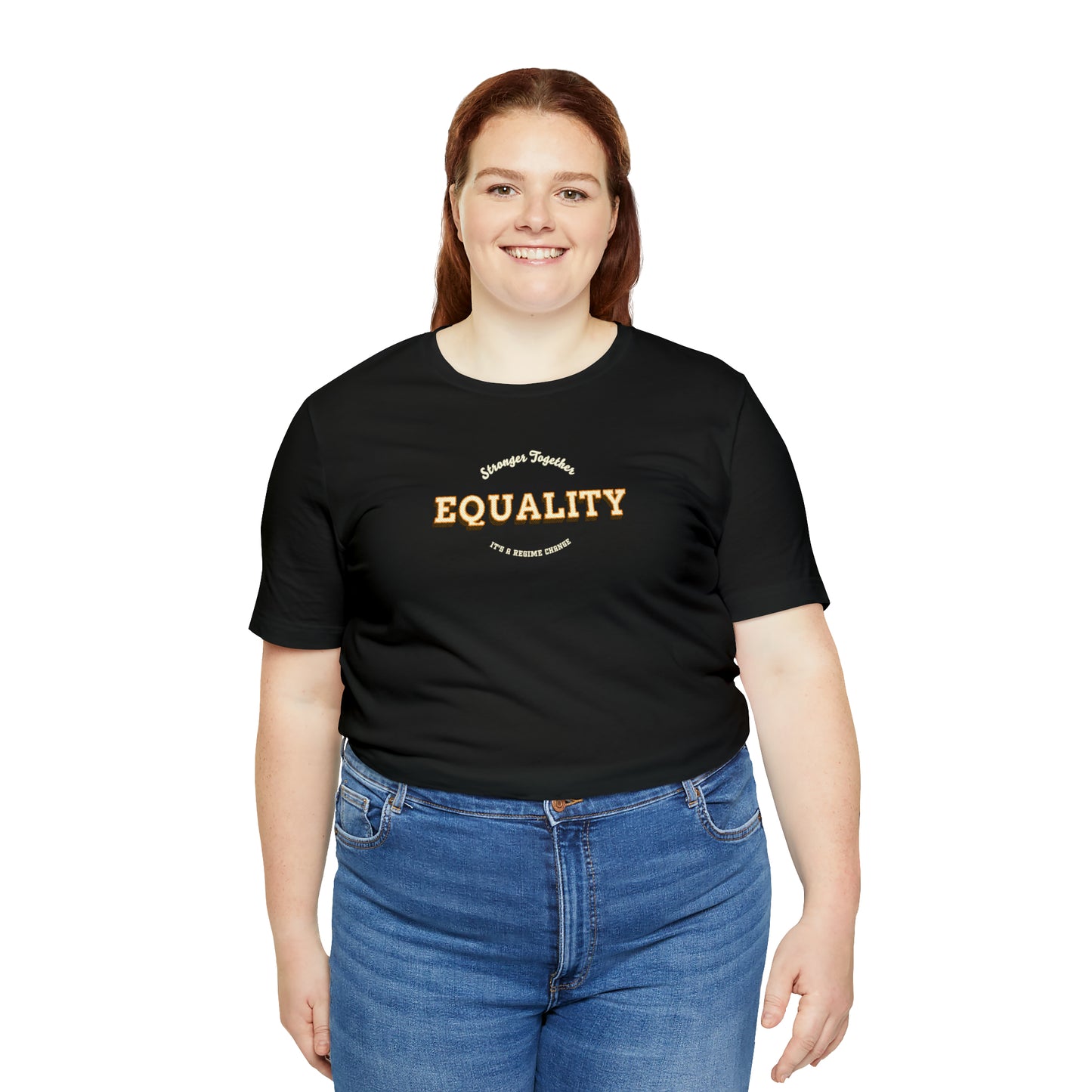 Vintage Equality Crew Neck  Unisex Crew Neck T-Shirt (S-3XL)