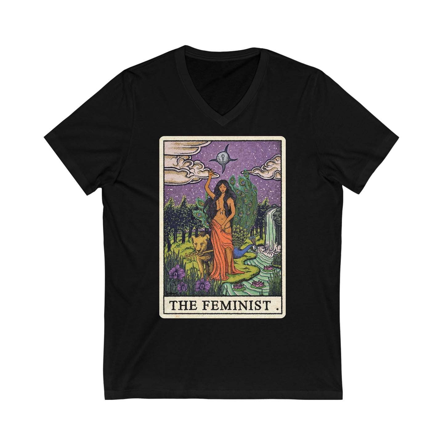 The Feminist  unisex v-neck t-shirt (S-2XL)