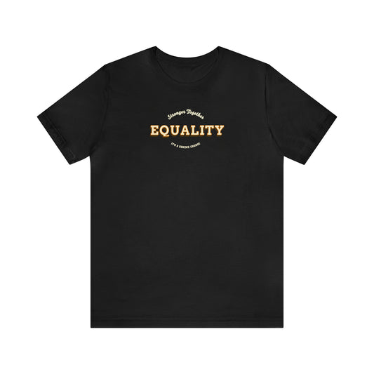 Vintage Equality Crew Neck  Unisex Crew Neck T-Shirt (S-3XL)
