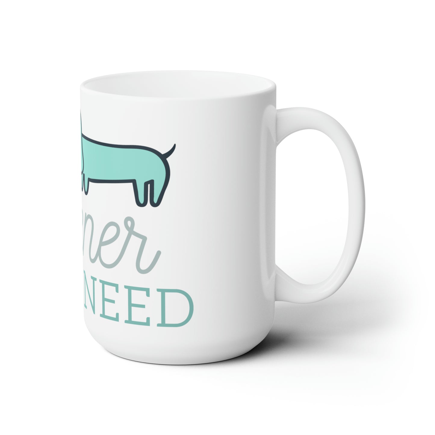 I Love Wieners Ceramic Mug 15oz