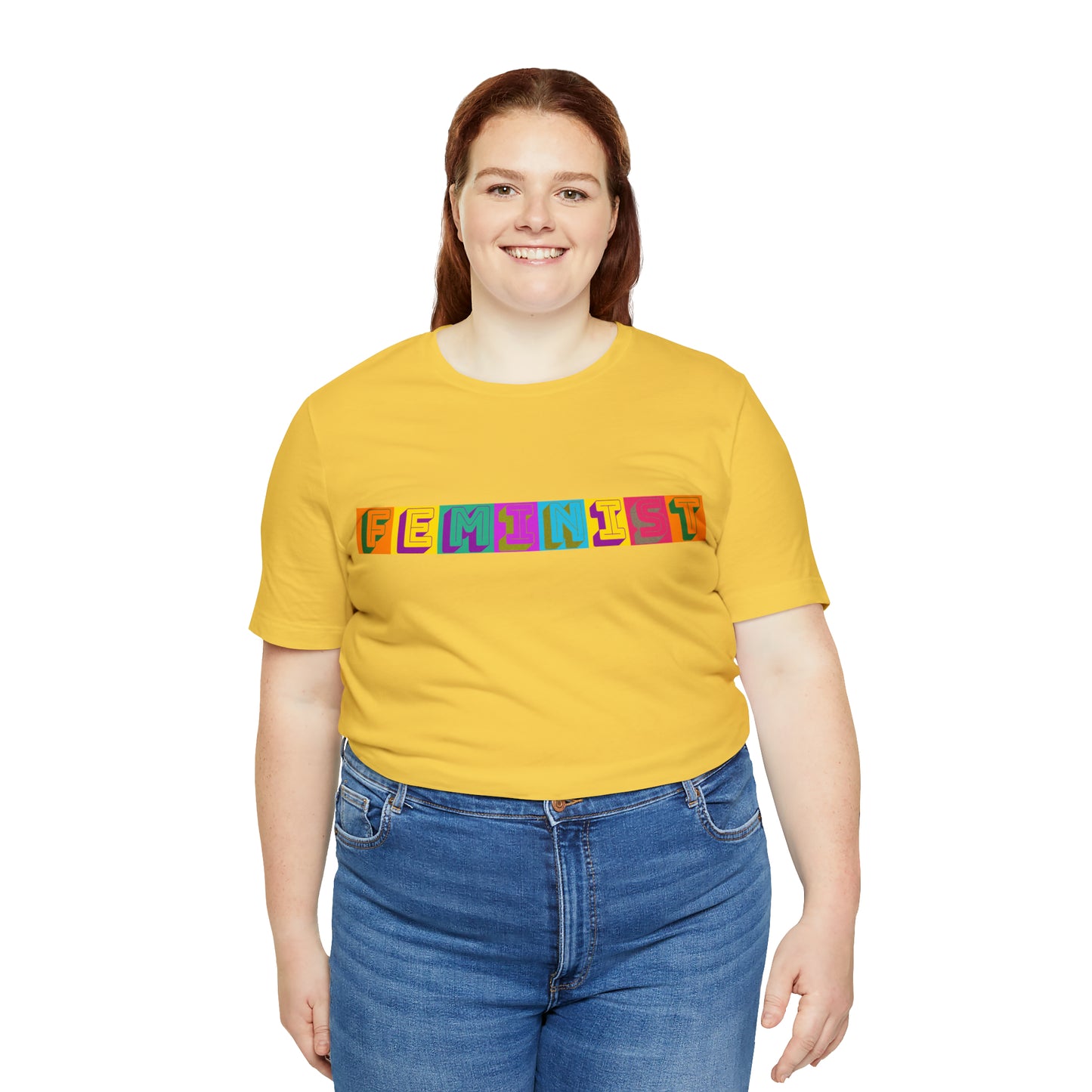 Retro Feminist Unisex Crew Neck T-Shirt  (S-3XL)