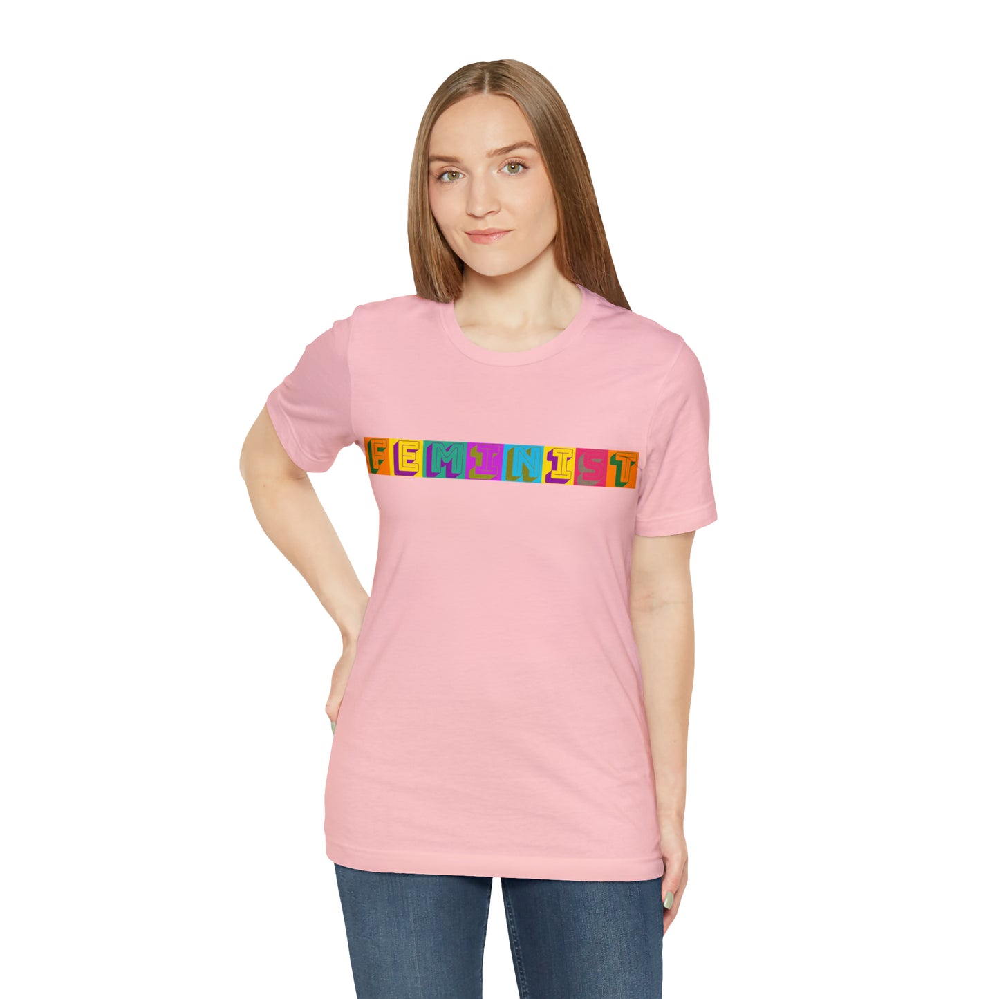 Retro Feminist Unisex Crew Neck T-Shirt  (S-3XL)