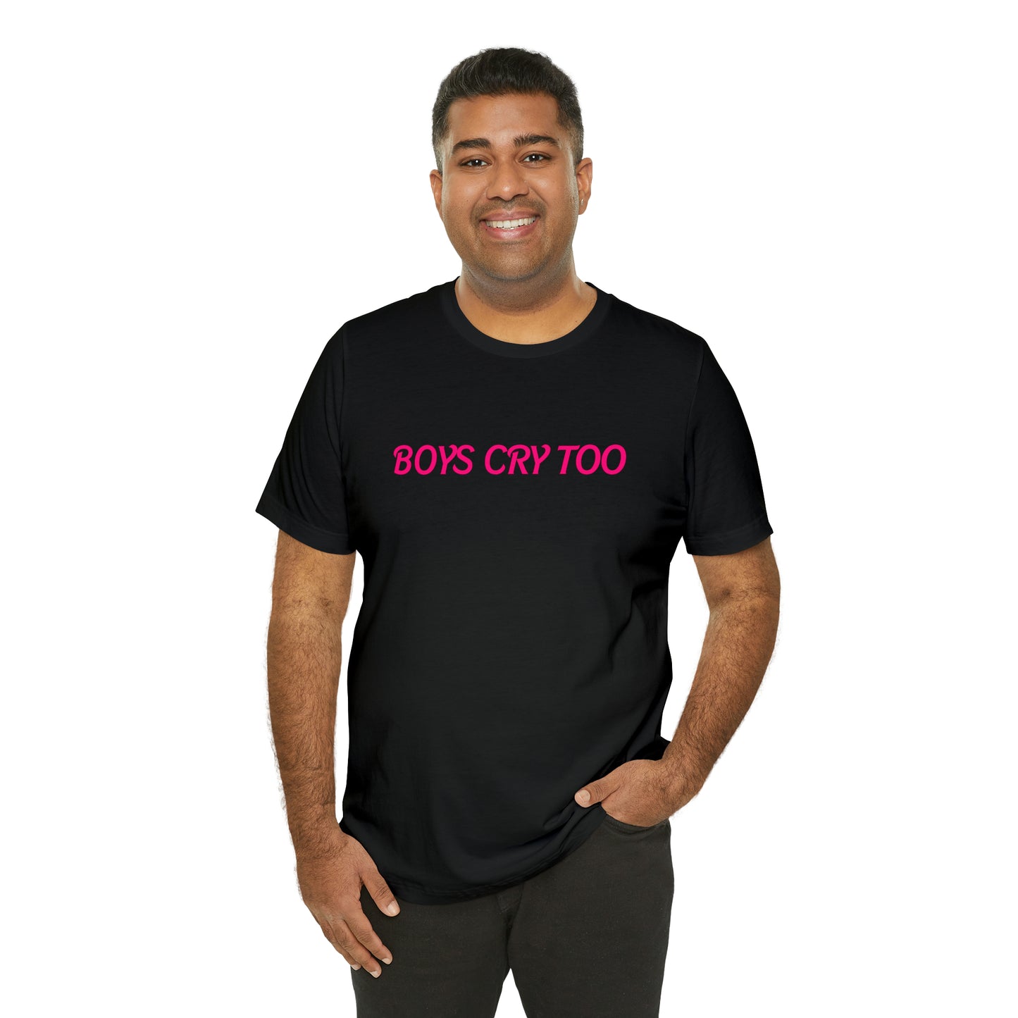 Boys Cry Too Unisex Crew Neck T-Shirt (S-3XL)