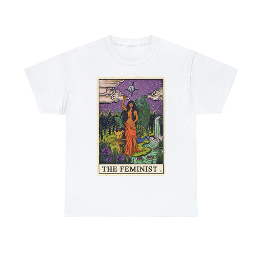 The Feminist Unisex Heavy Cotton unisex T-Shirt (includes Sizes to 5XL)