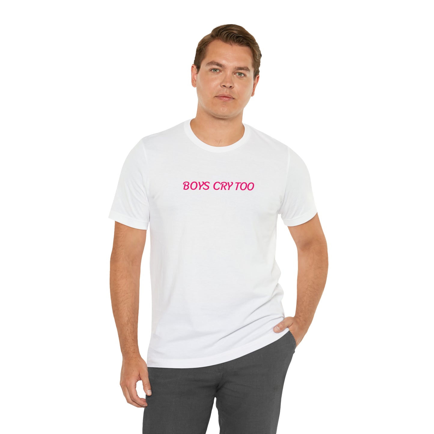 Boys Cry Too Unisex Crew Neck T-Shirt (S-3XL)