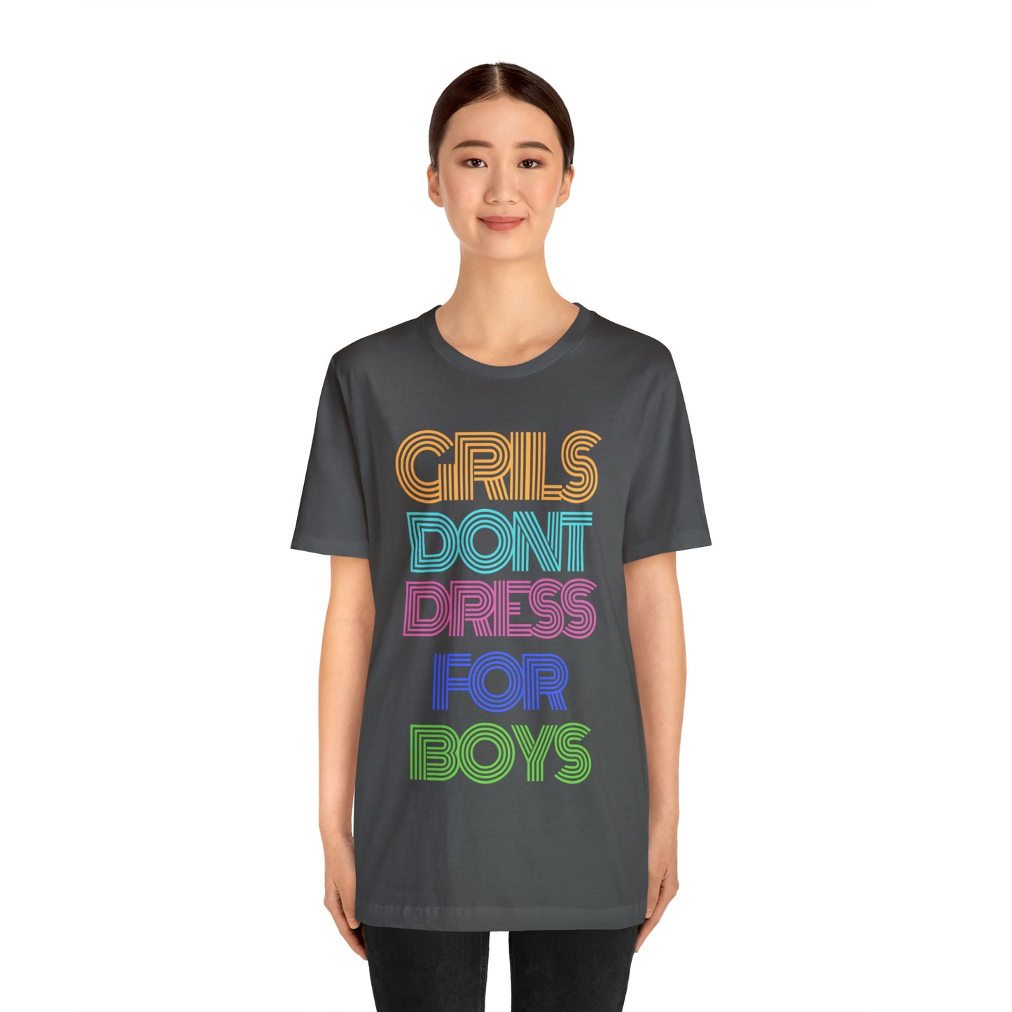 Girls Don't Unisex Crew Neck T-Shirt (S-3XL)