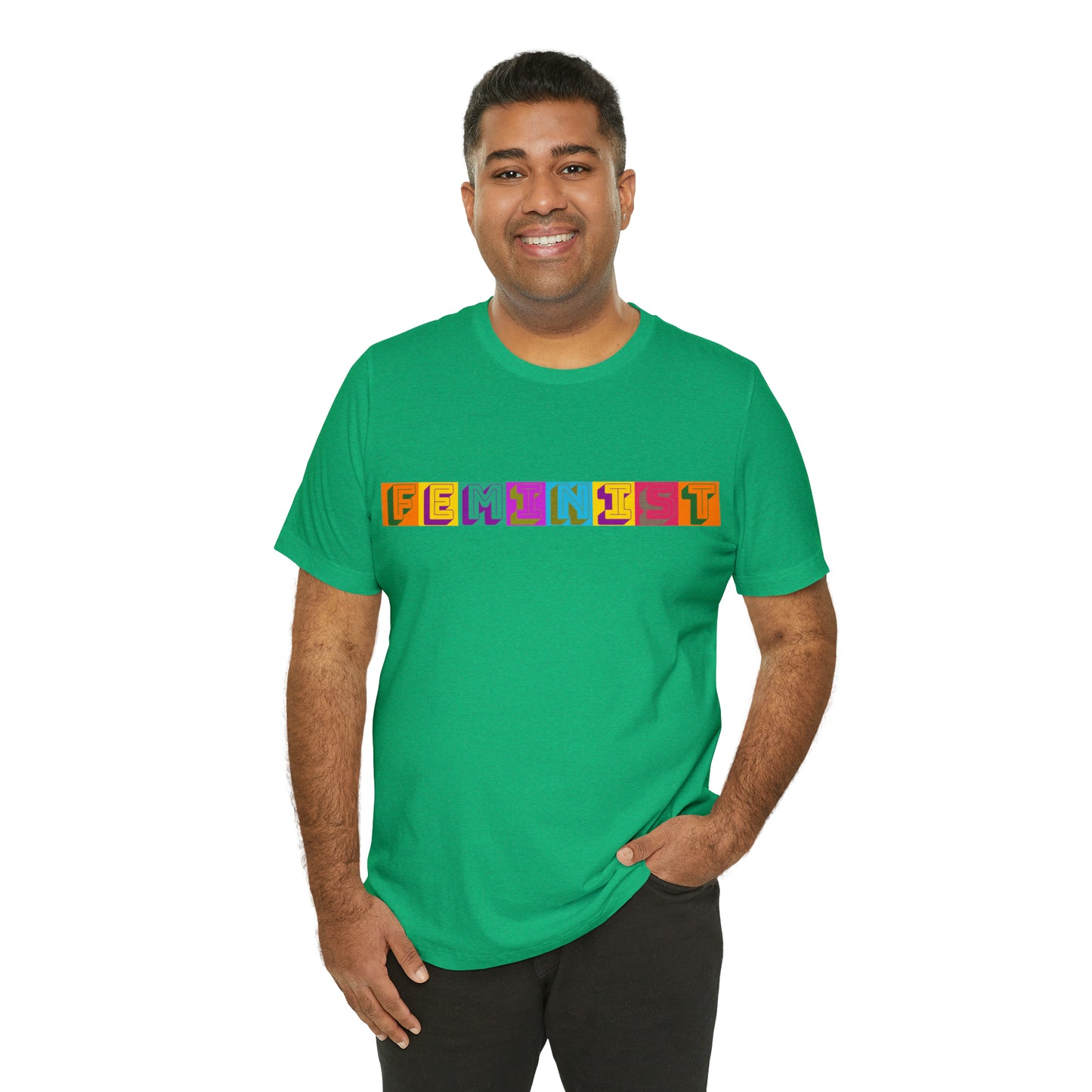 Retro Feminist Unisex Crew Neck T-Shirt  (S-3XL)