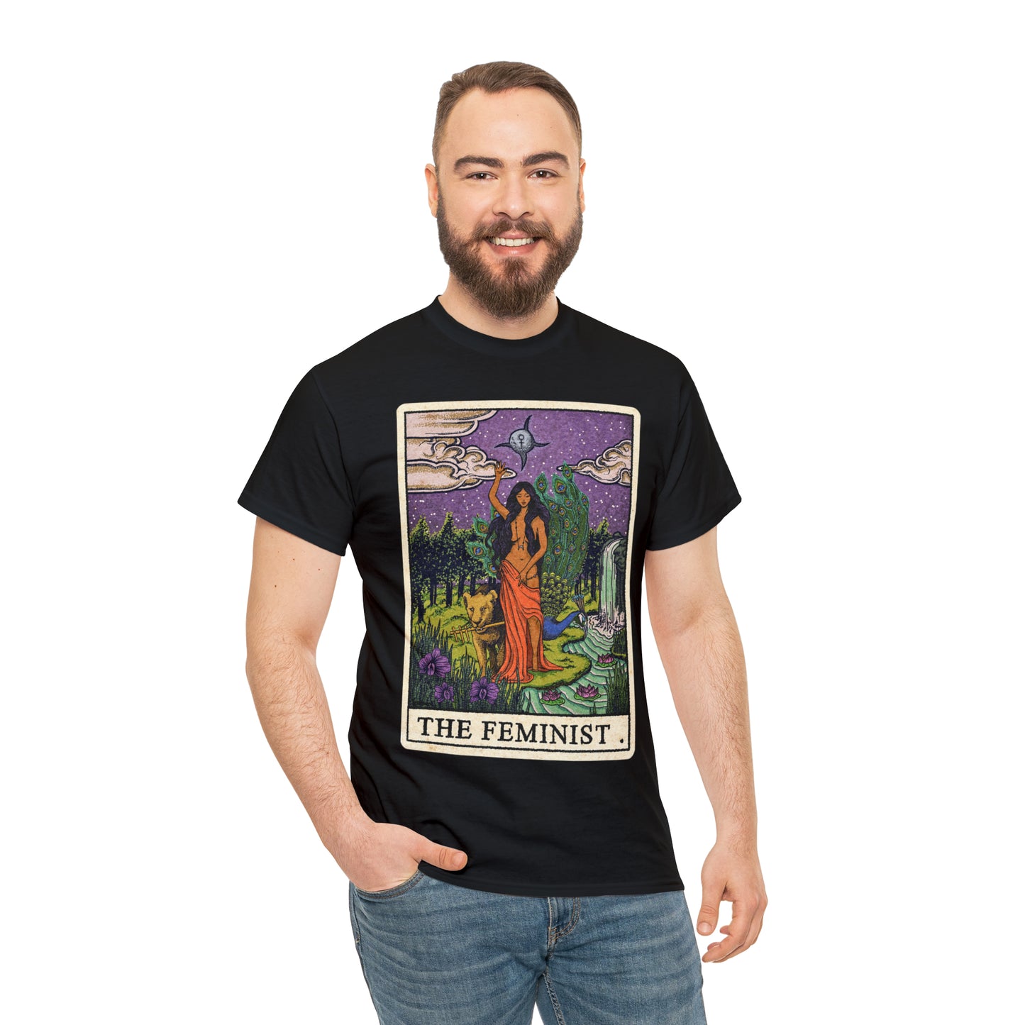 The Feminist Unisex Heavy Cotton unisex T-Shirt (includes Sizes to 5XL)