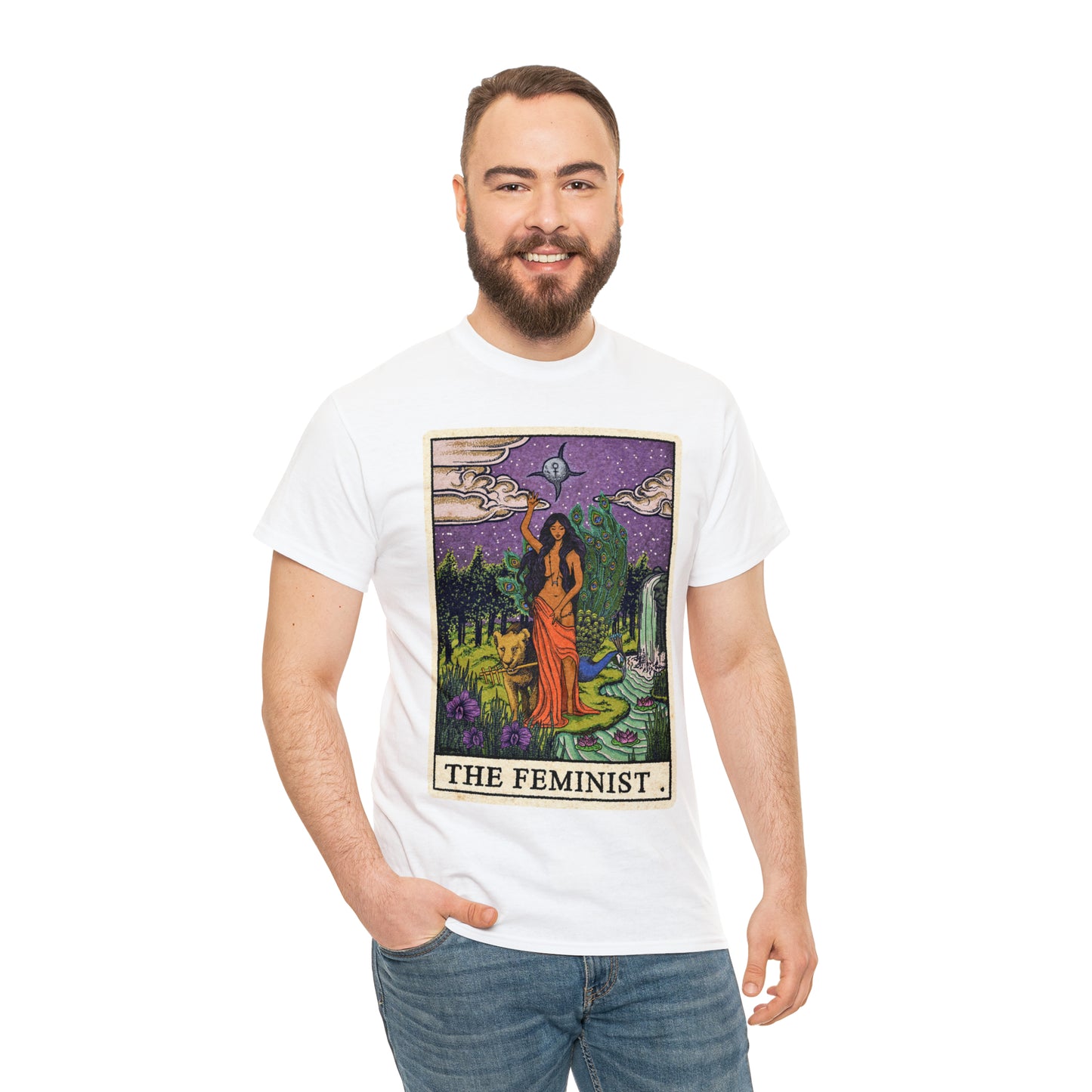 The Feminist Unisex Heavy Cotton unisex T-Shirt (includes Sizes to 5XL)