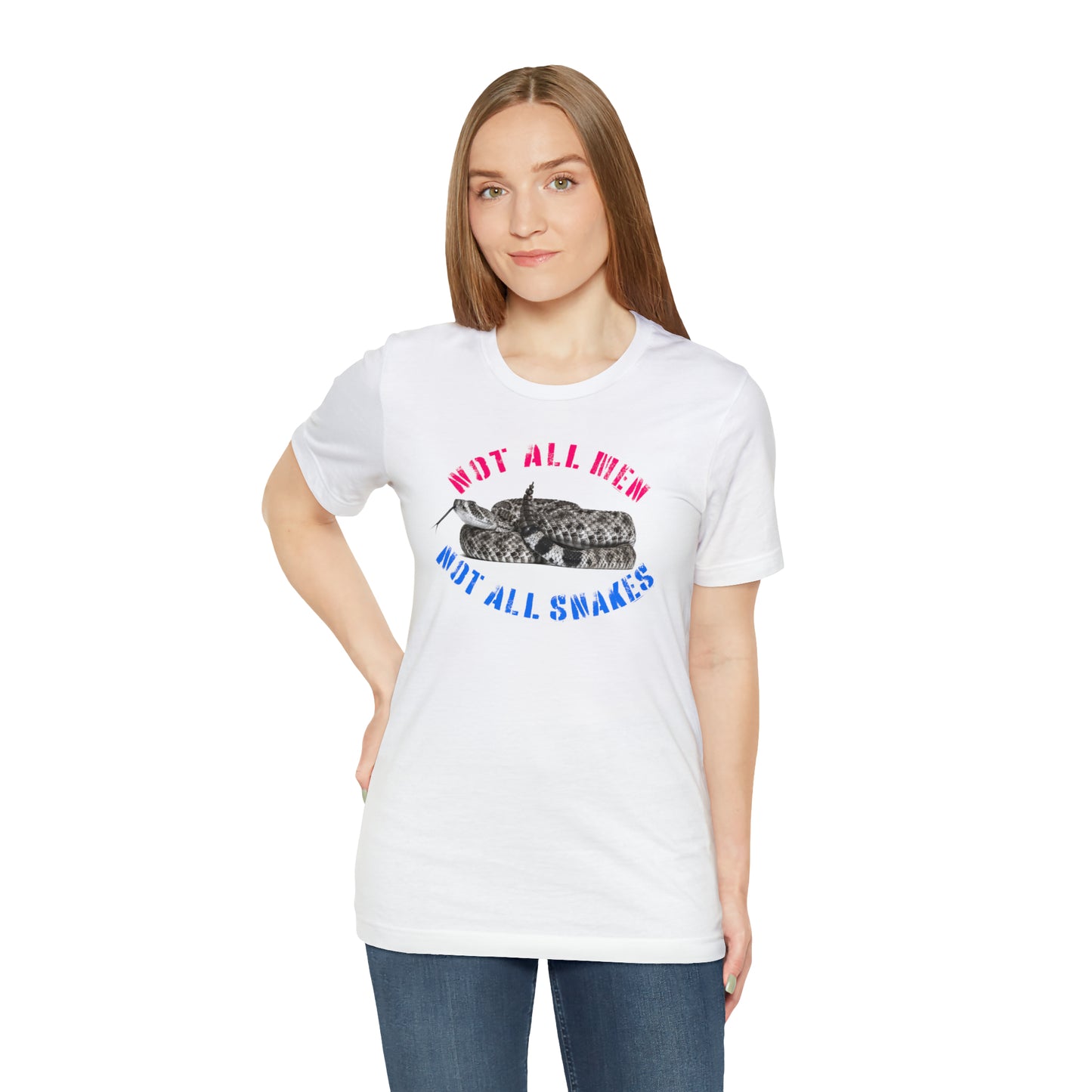 Not All Snakes Unisex Crew Neck T-Shirt (Rattle) (S-3XL)