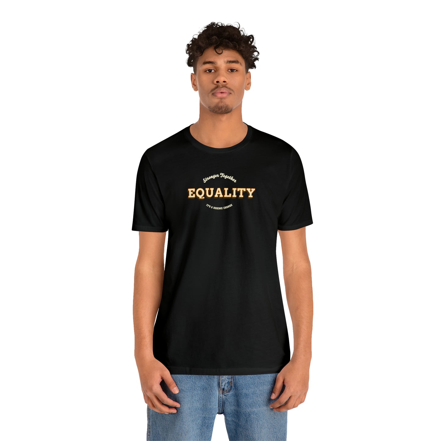Vintage Equality Crew Neck  Unisex Crew Neck T-Shirt (S-3XL)