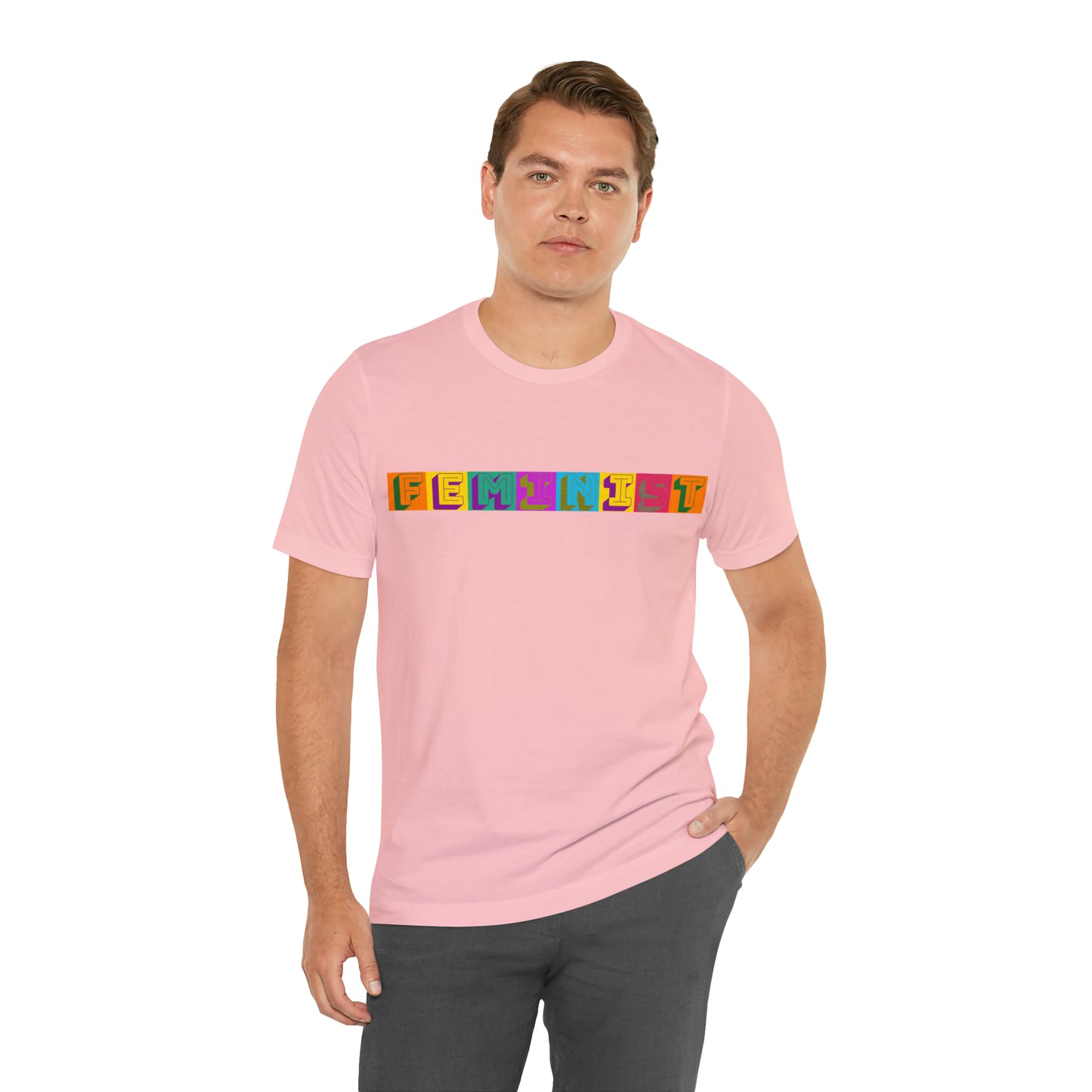 Retro Feminist Unisex Crew Neck T-Shirt  (S-3XL)