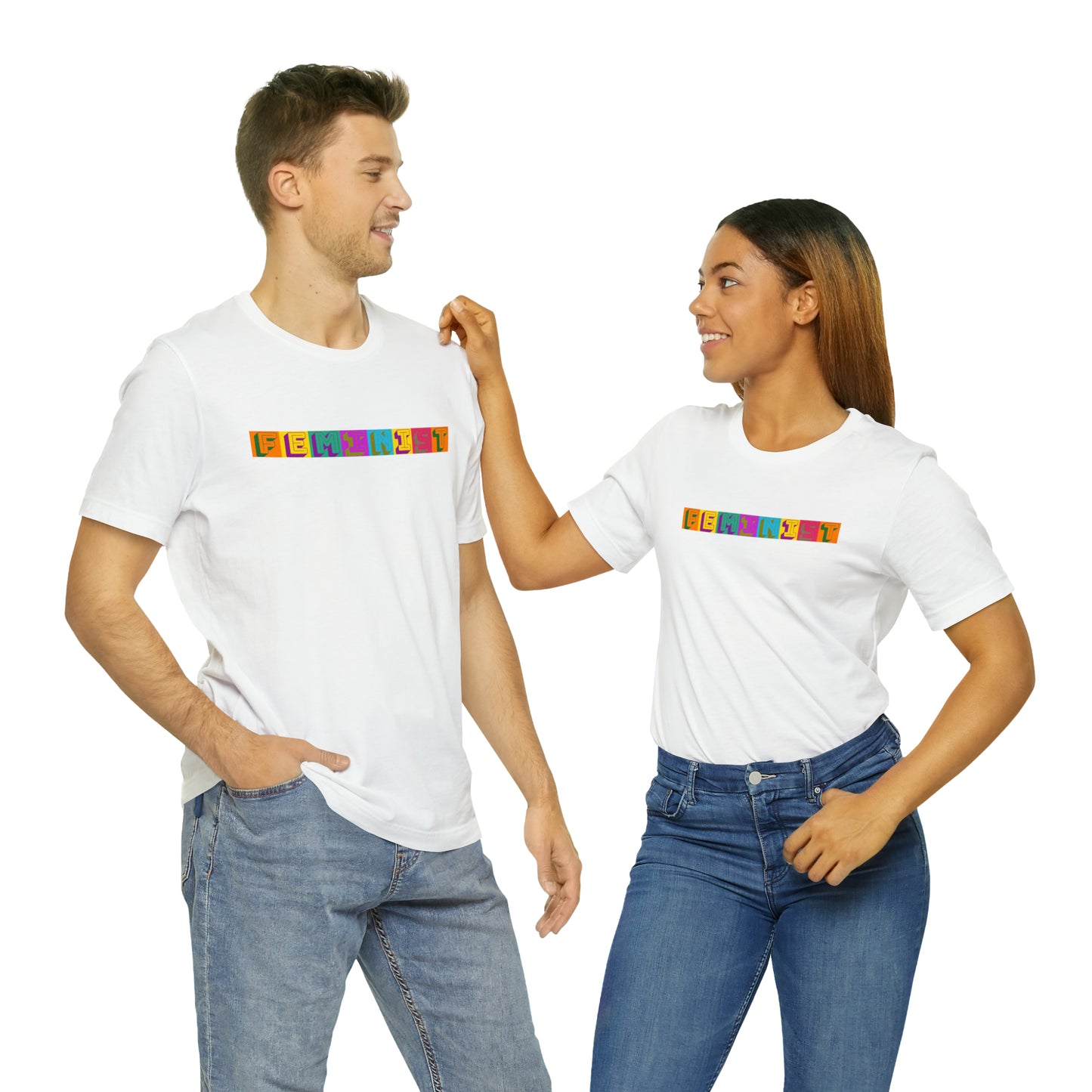 Retro Feminist Unisex Crew Neck T-Shirt  (S-3XL)