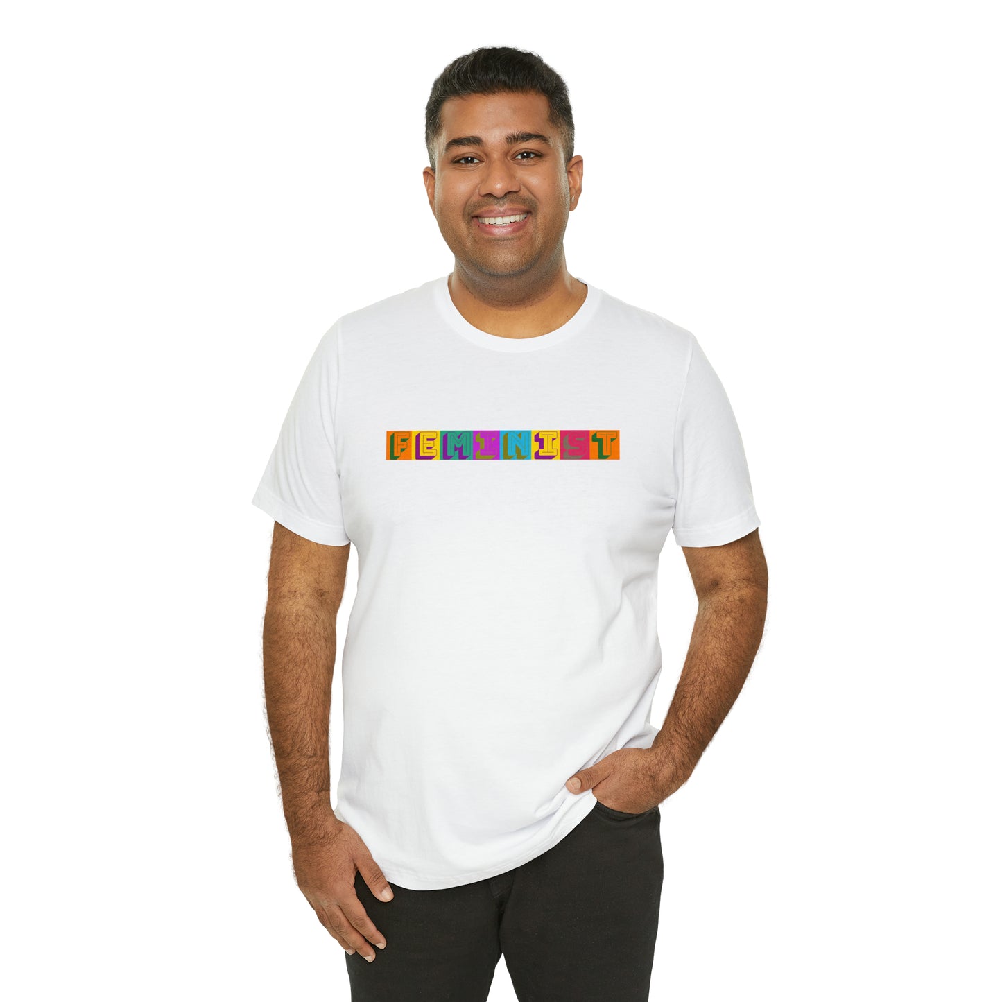 Retro Feminist Unisex Crew Neck T-Shirt  (S-3XL)