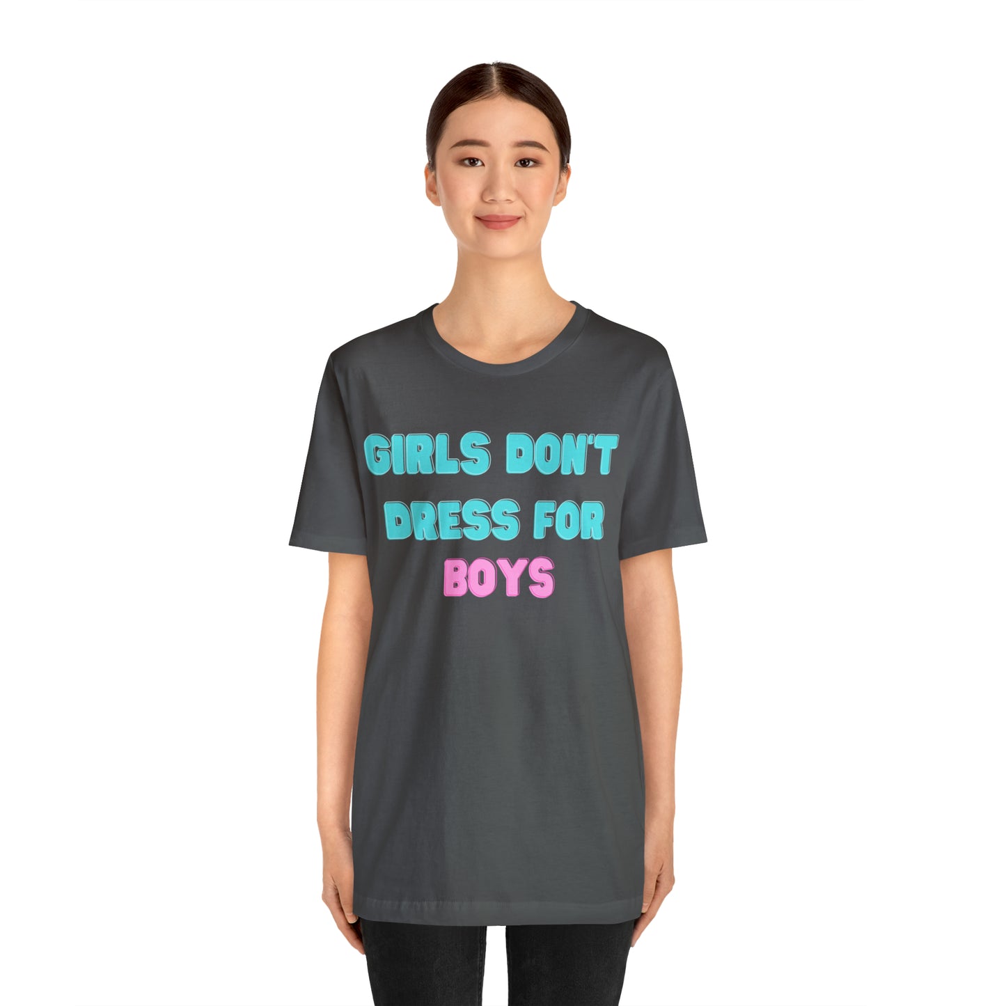 Girls Don't Unisex Crew Neck T-Shirt (S-3XL)