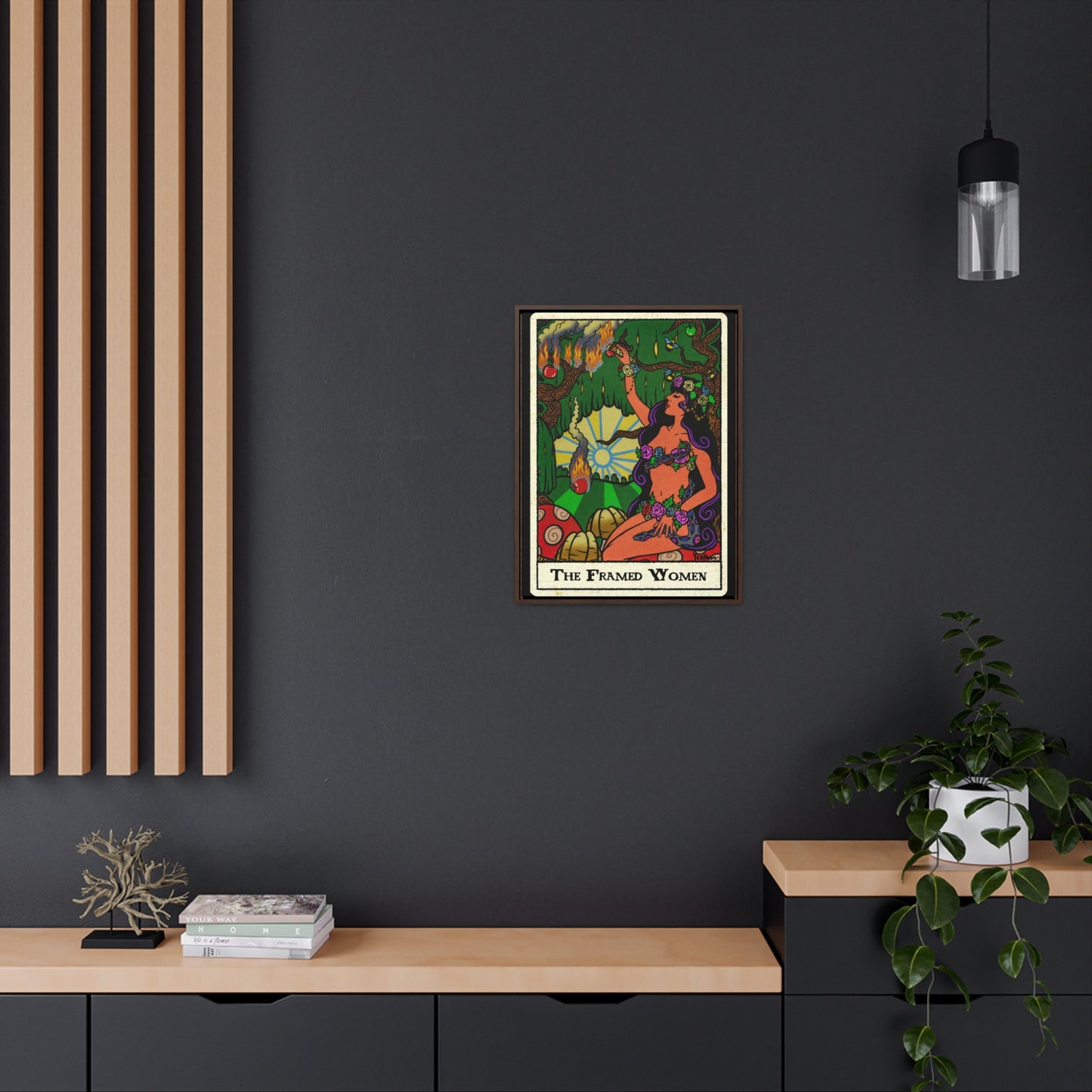 The Framed Women Premium Gallery Wrap Framed Canvas