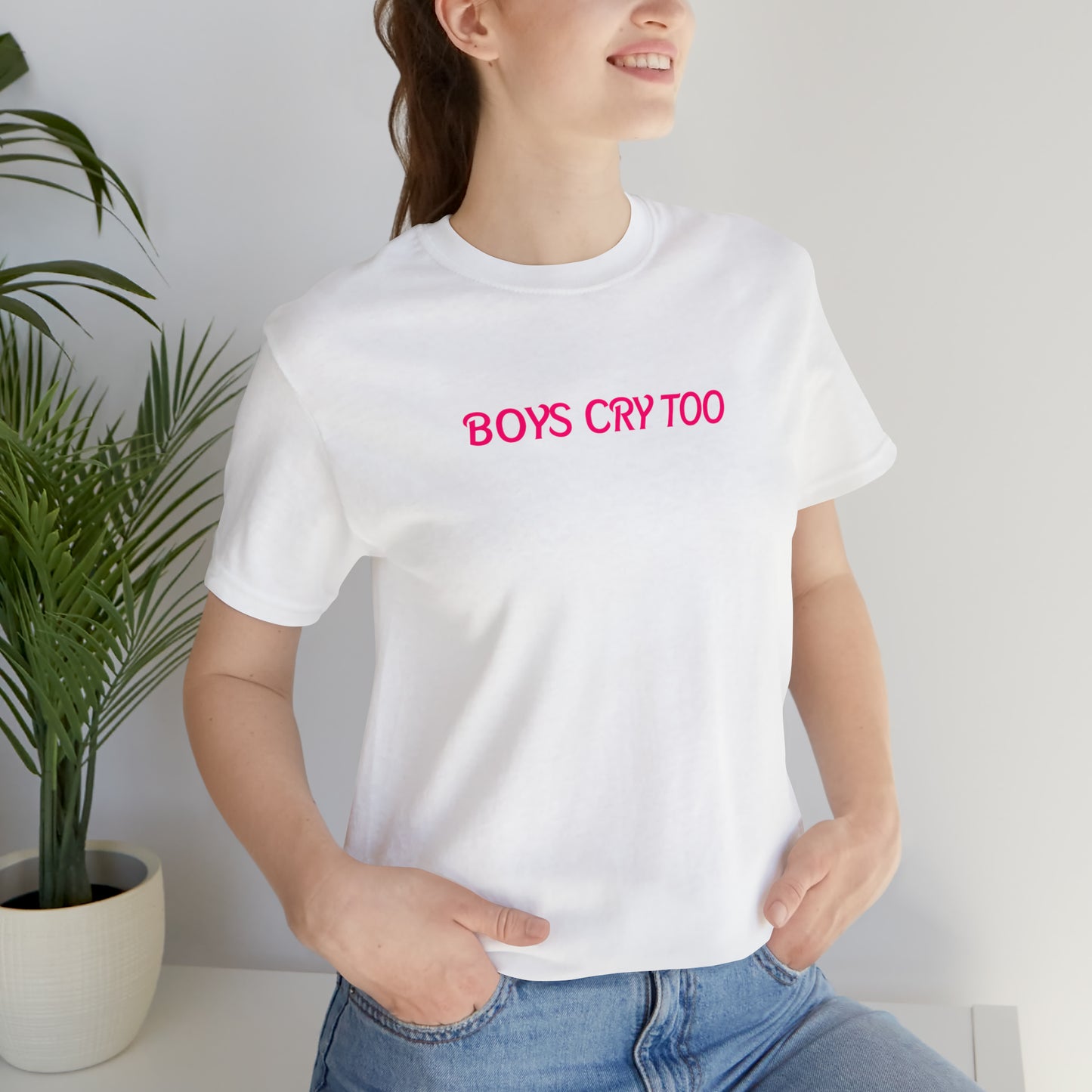 Boys Cry Too Unisex Crew Neck T-Shirt (S-3XL)