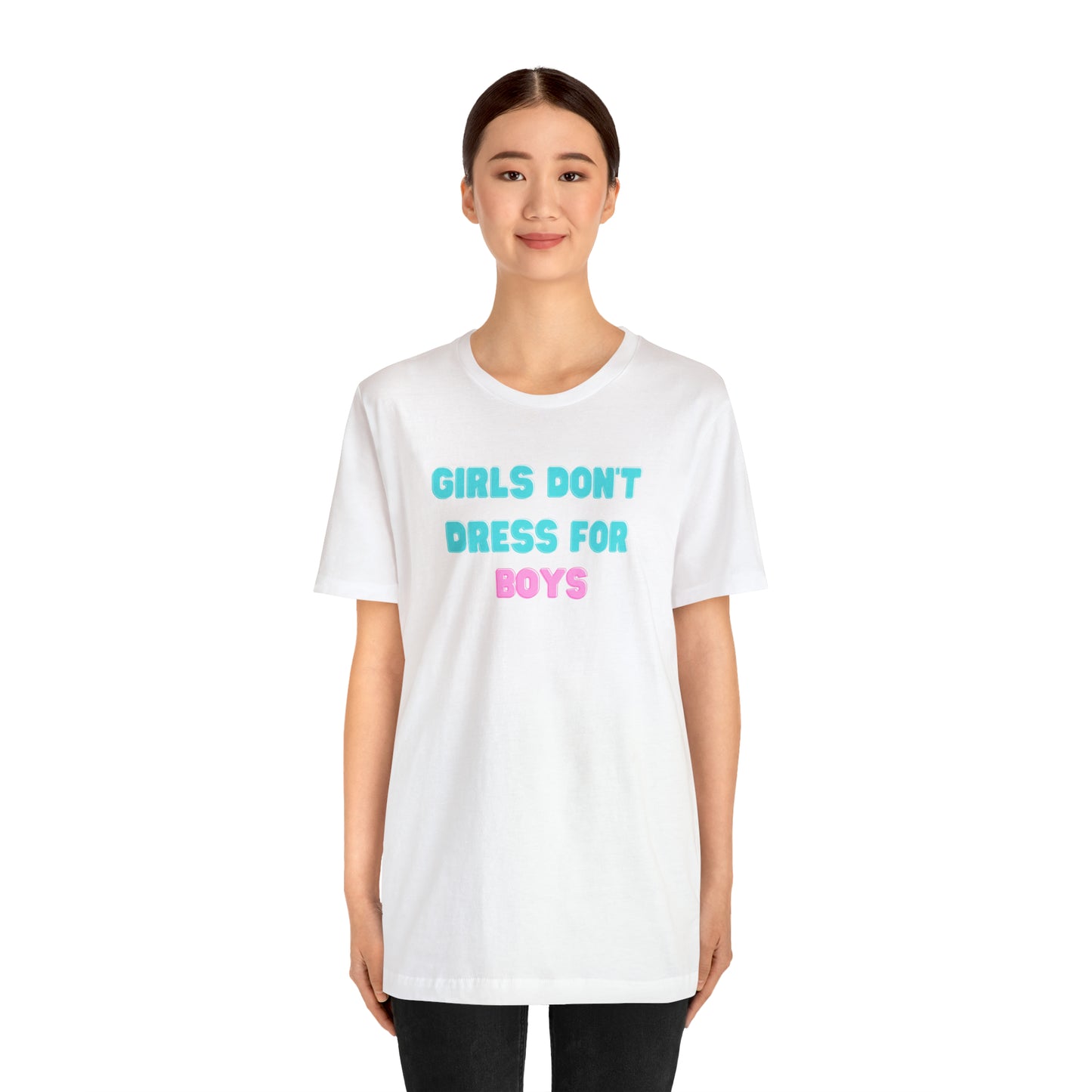 Girls Don't Unisex Crew Neck T-Shirt (S-3XL)