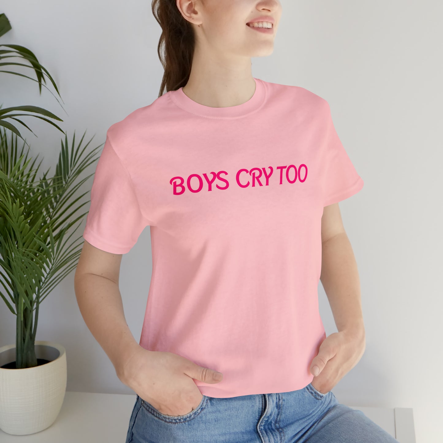 Boys Cry Too Unisex Crew Neck T-Shirt (S-3XL)