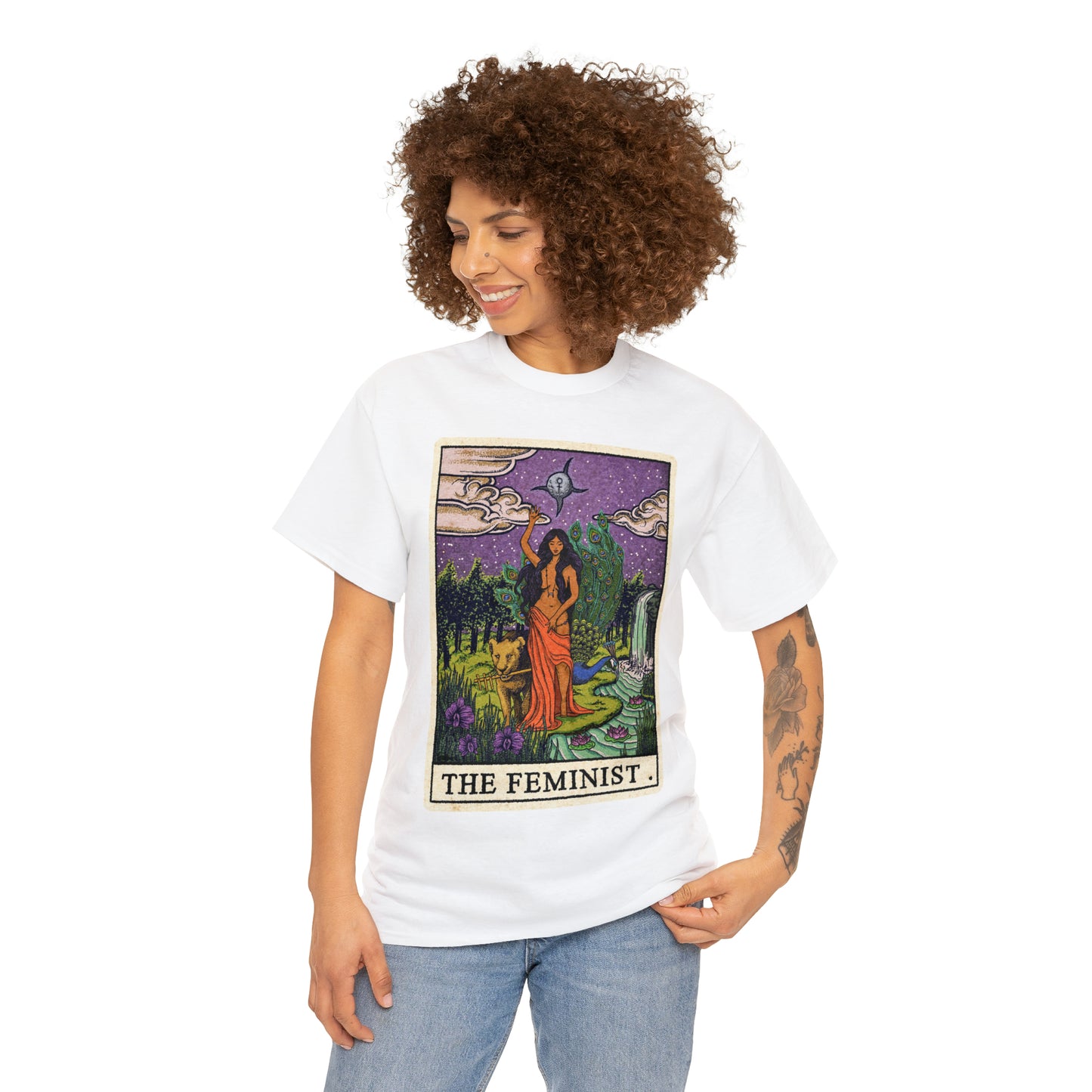 The Feminist Unisex Heavy Cotton unisex T-Shirt (includes Sizes to 5XL)
