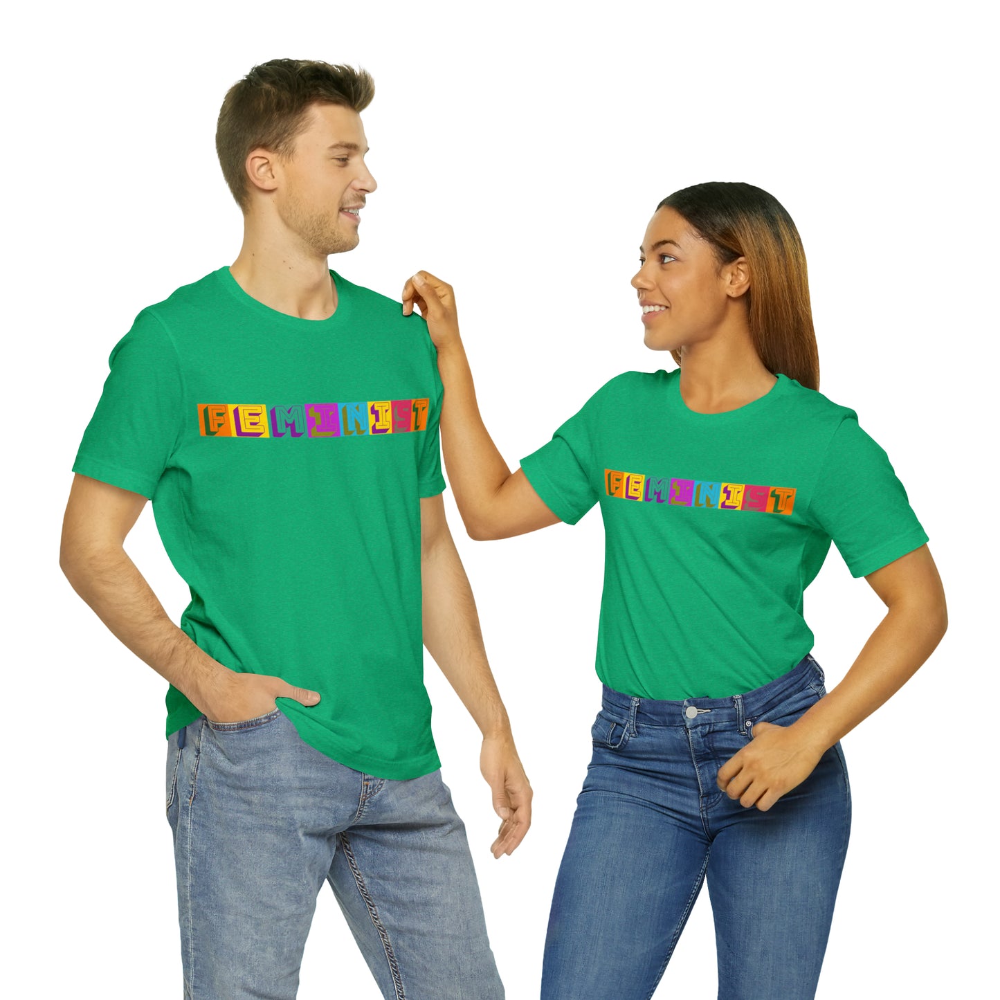 Retro Feminist Unisex Crew Neck T-Shirt  (S-3XL)