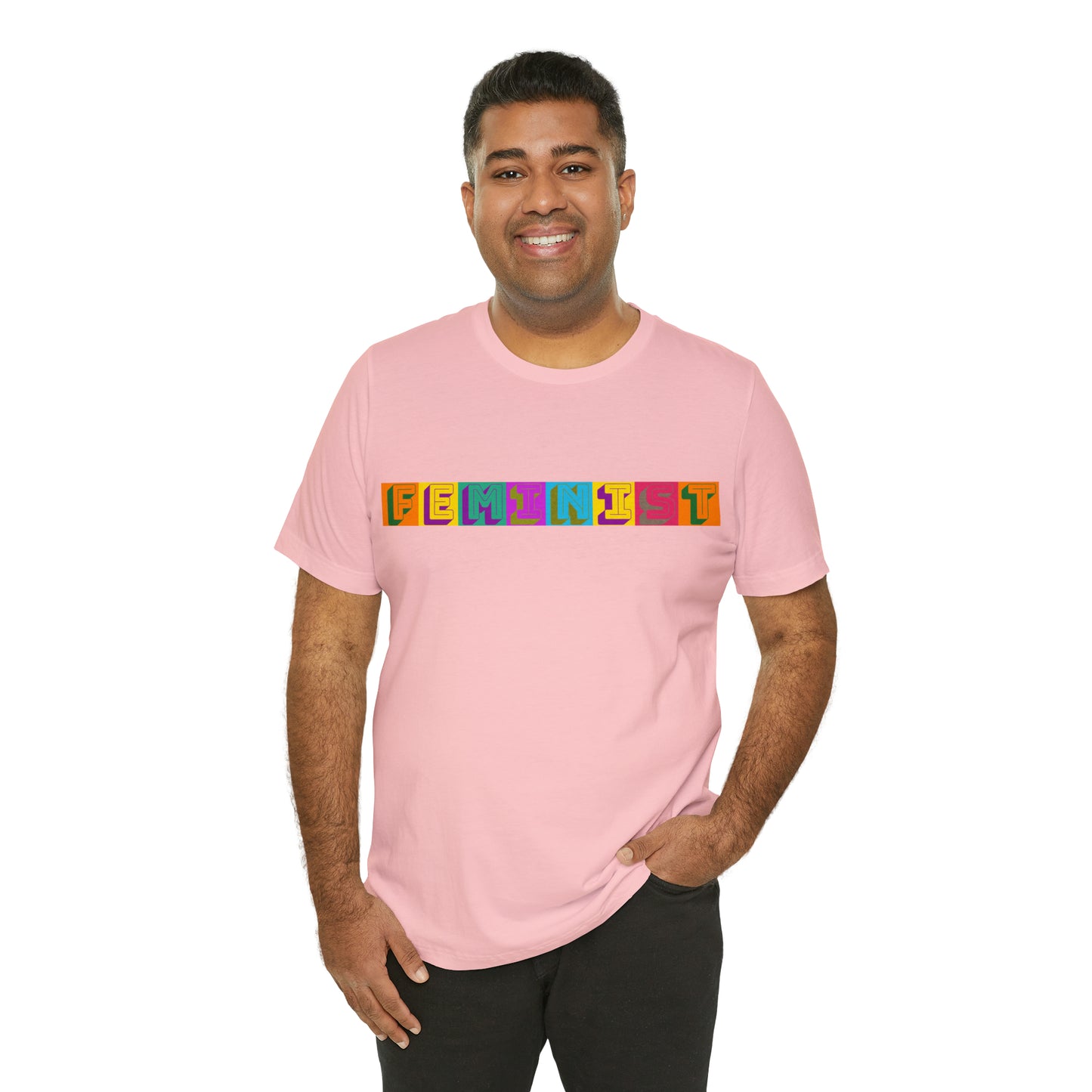 Retro Feminist Unisex Crew Neck T-Shirt  (S-3XL)