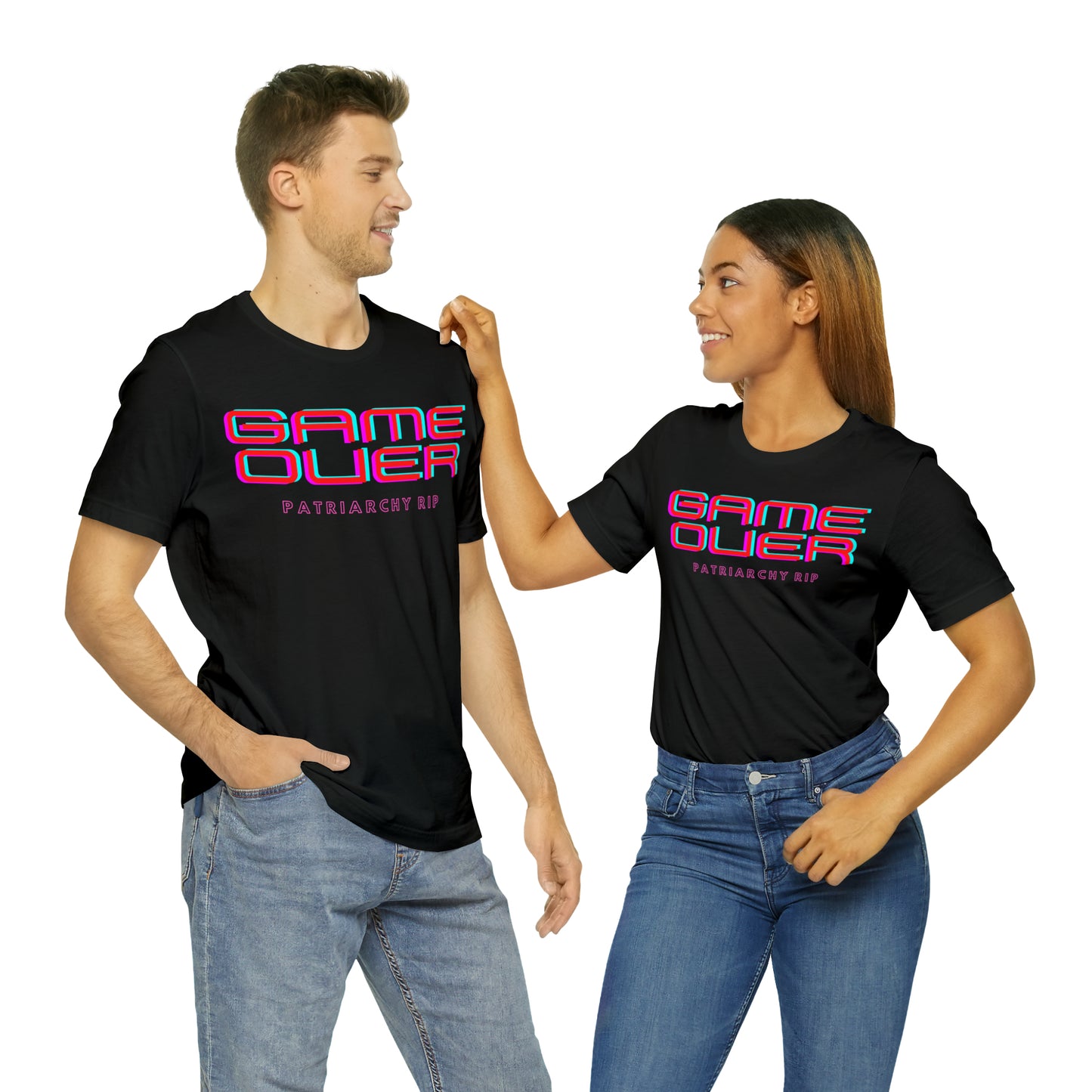 Game Over Patriarchy RIP Unisex T-Shirt (S-3XL)
