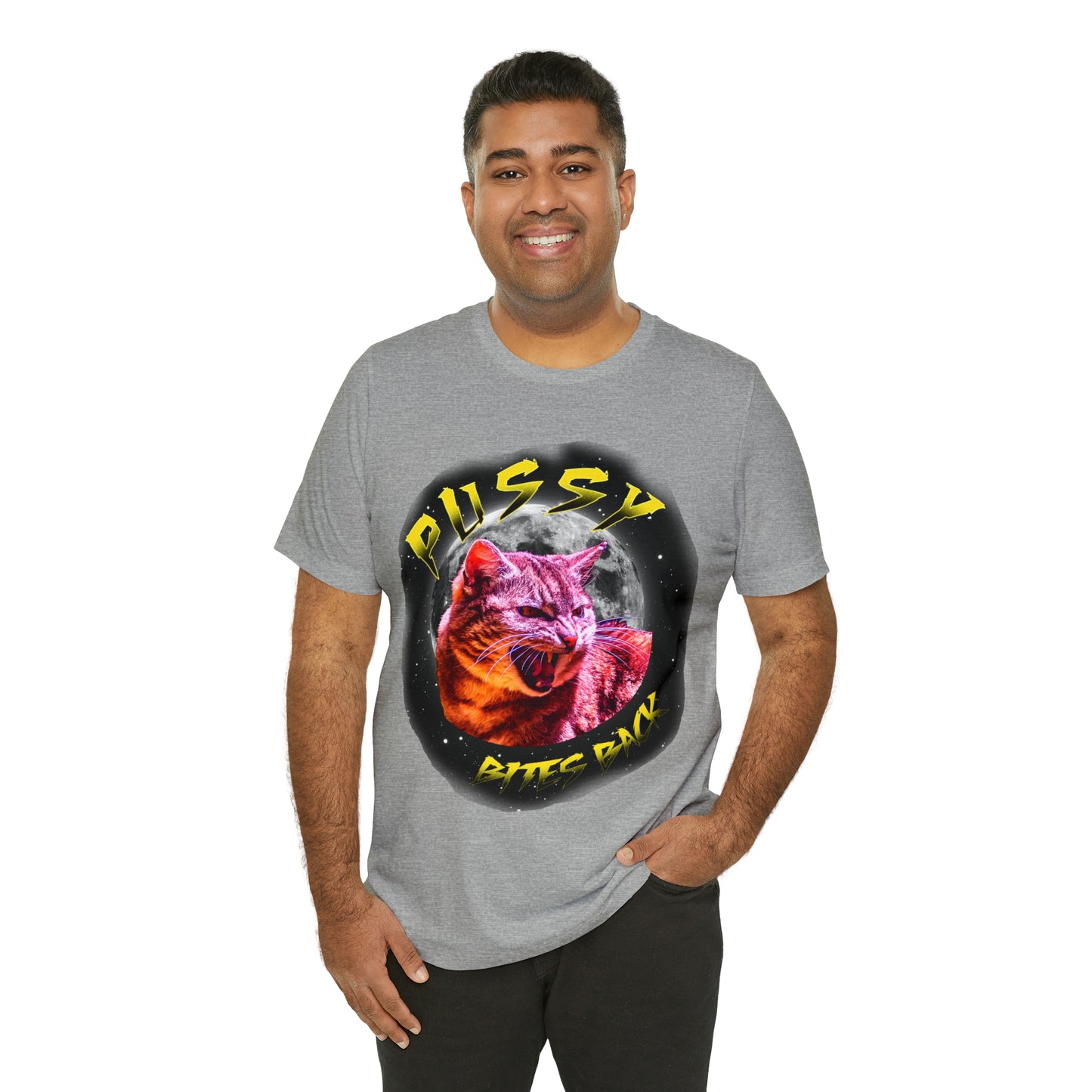 Pussy Bites Back Crew Neck  Unisex Crew Neck T-Shirt (S-3XL)
