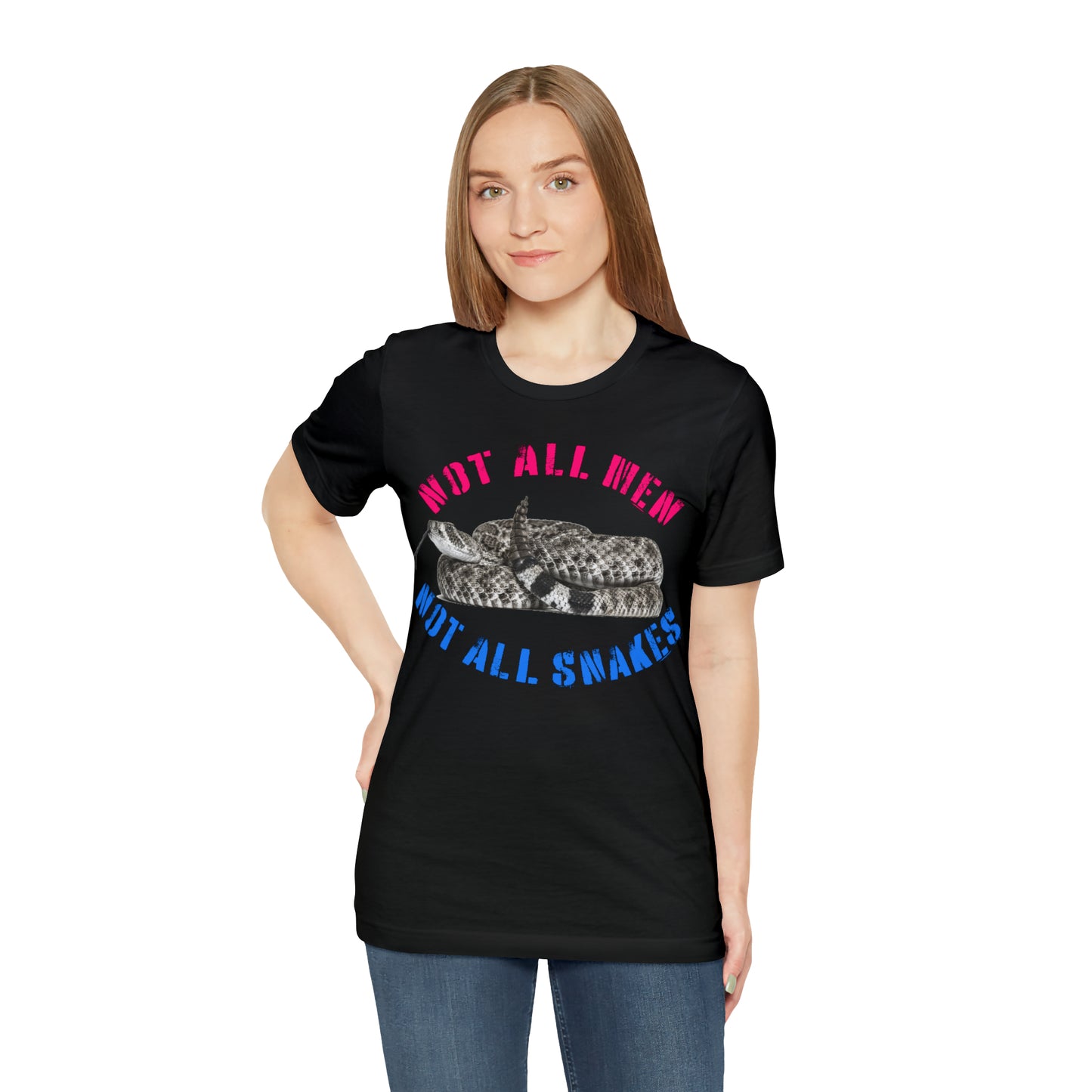 Not All Snakes Unisex Crew Neck T-Shirt (Rattle) (S-3XL)