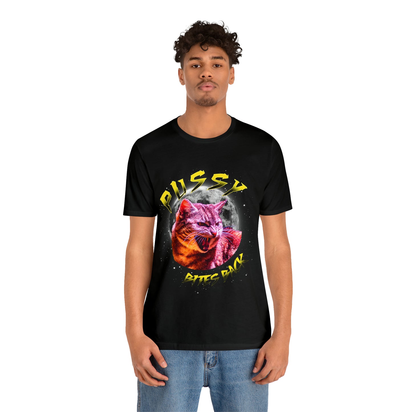 Pussy Bites Back Crew Neck  Unisex Crew Neck T-Shirt (S-3XL)