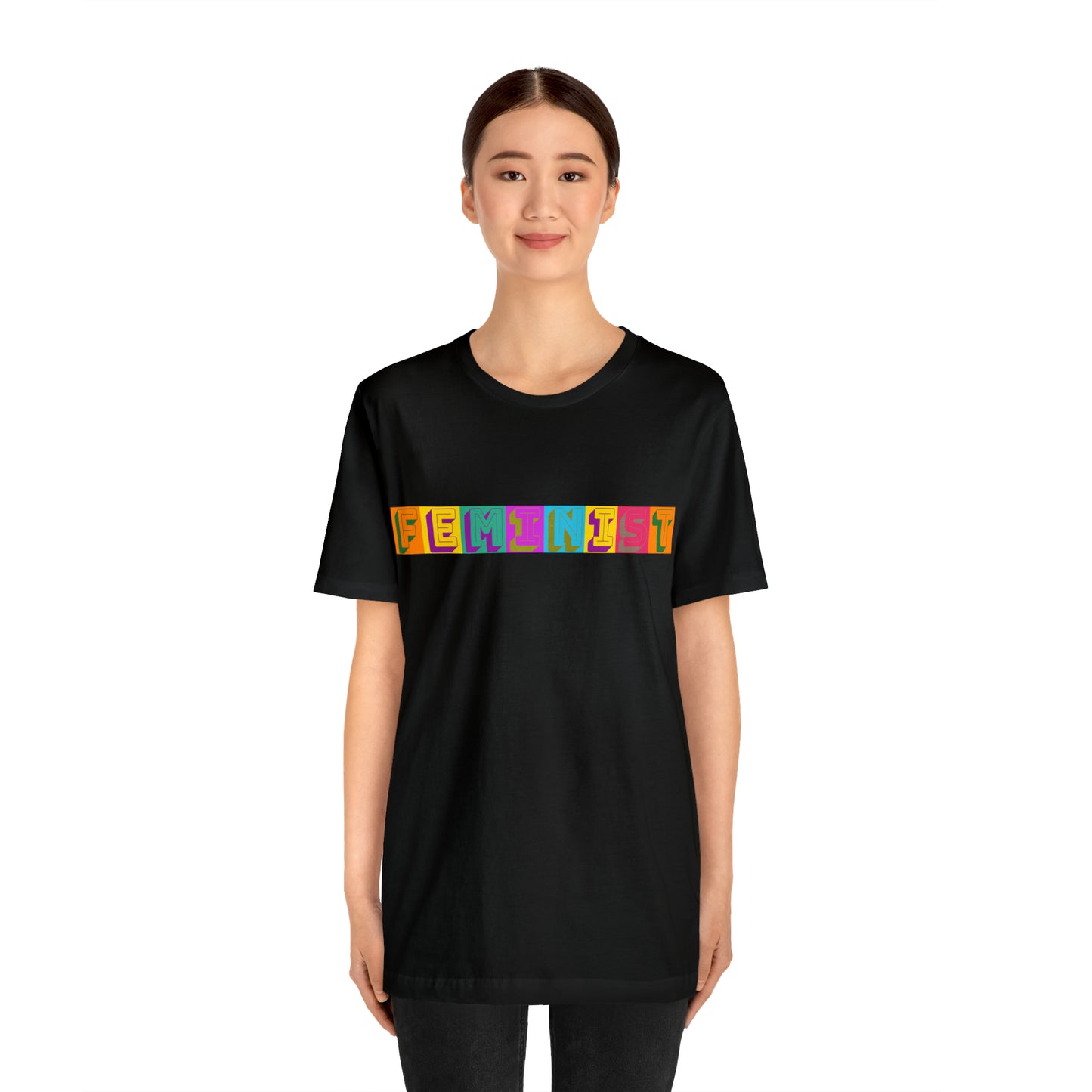 Retro Feminist Unisex Crew Neck T-Shirt  (S-3XL)