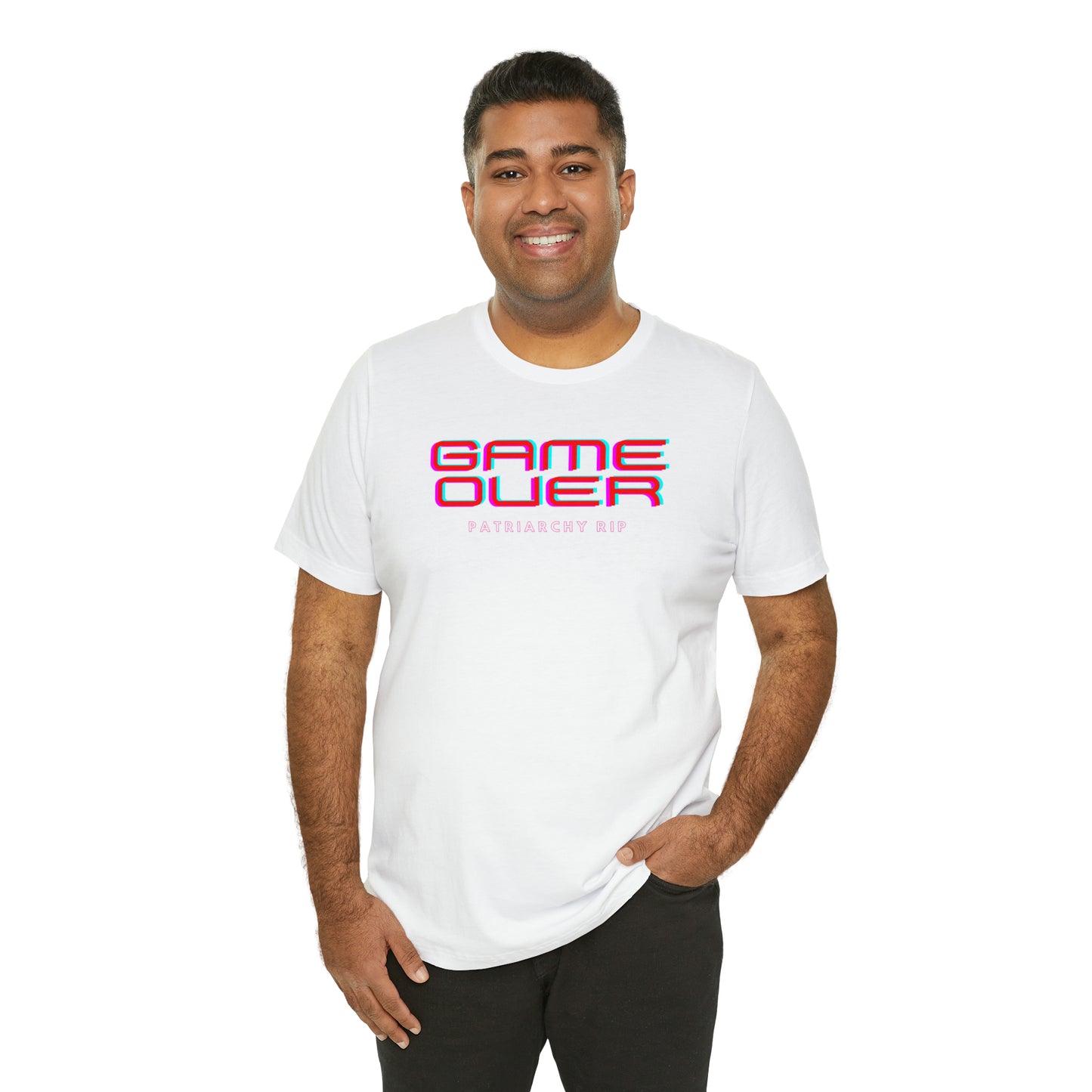 Game Over Patriarchy RIP Unisex T-Shirt (S-3XL)