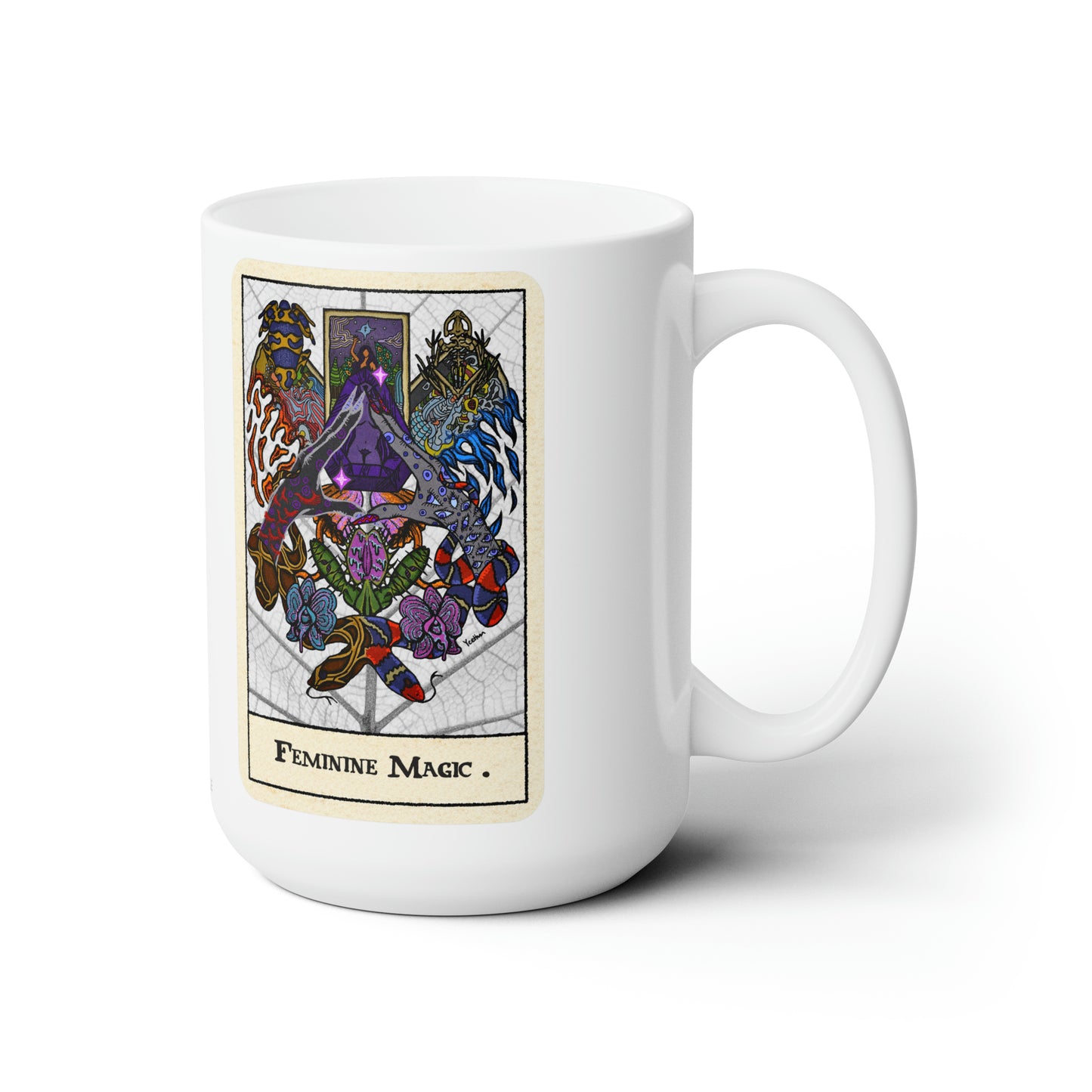 Feminine Magic Ceramic Mug 15oz