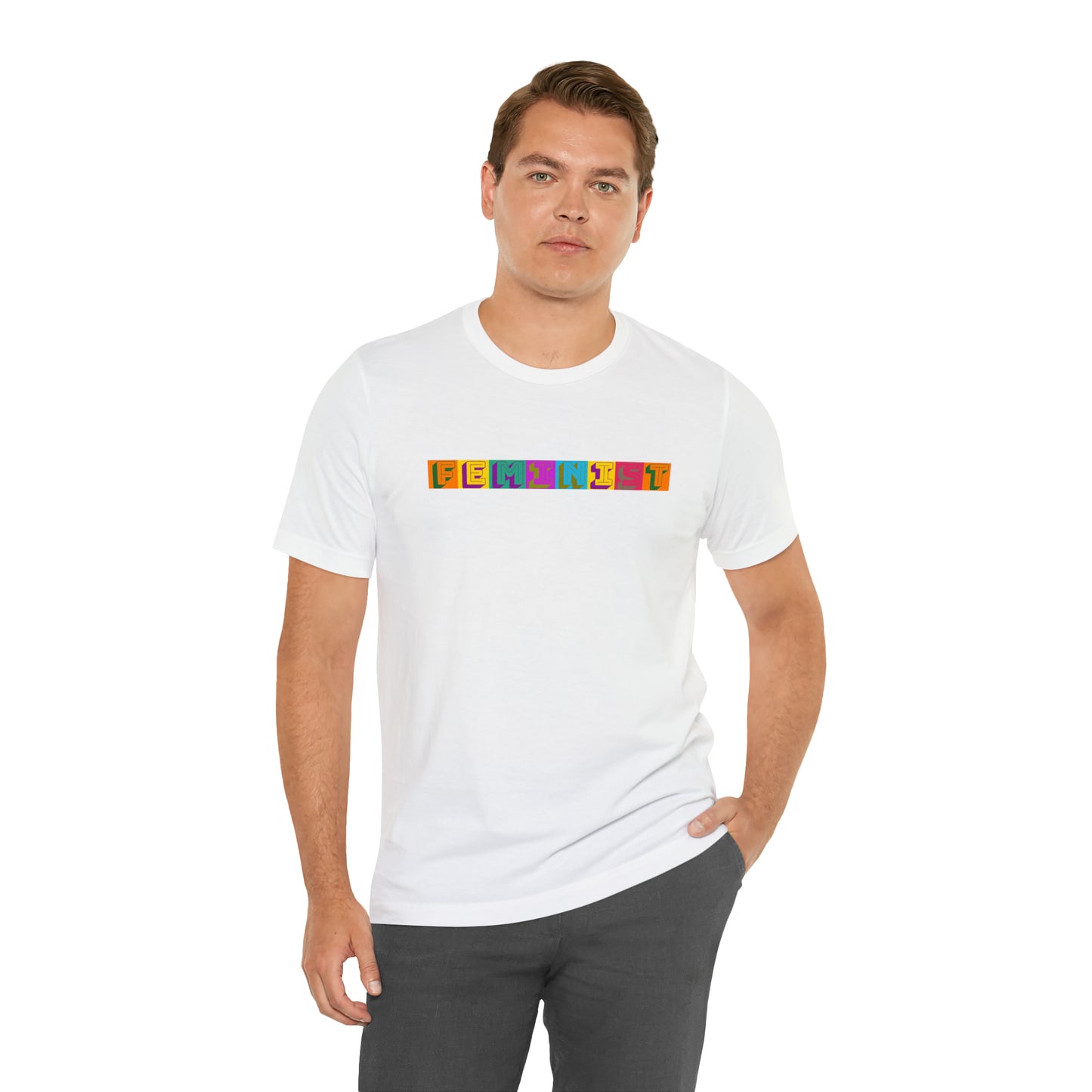 Retro Feminist Unisex Crew Neck T-Shirt  (S-3XL)
