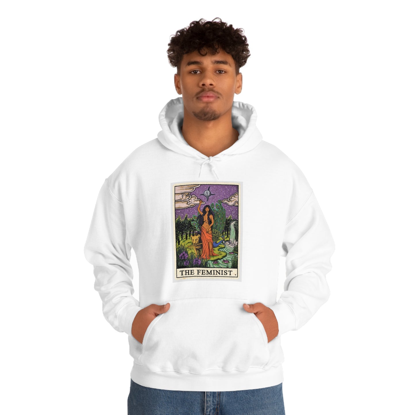 The Feminist (PG) Unisex Heavy Blend™ Hooded Sweatshirt (S-5XL)