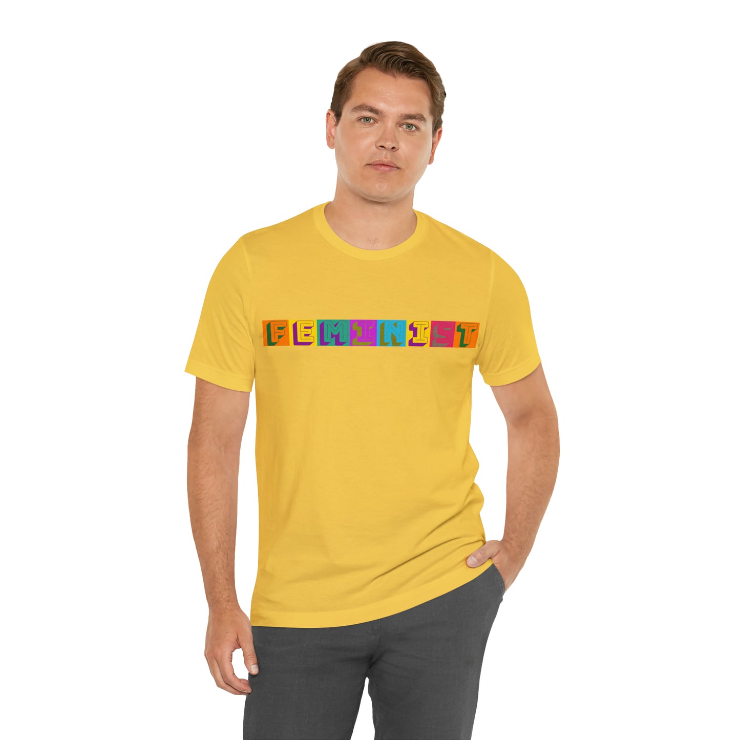 Retro Feminist Unisex Crew Neck T-Shirt  (S-3XL)