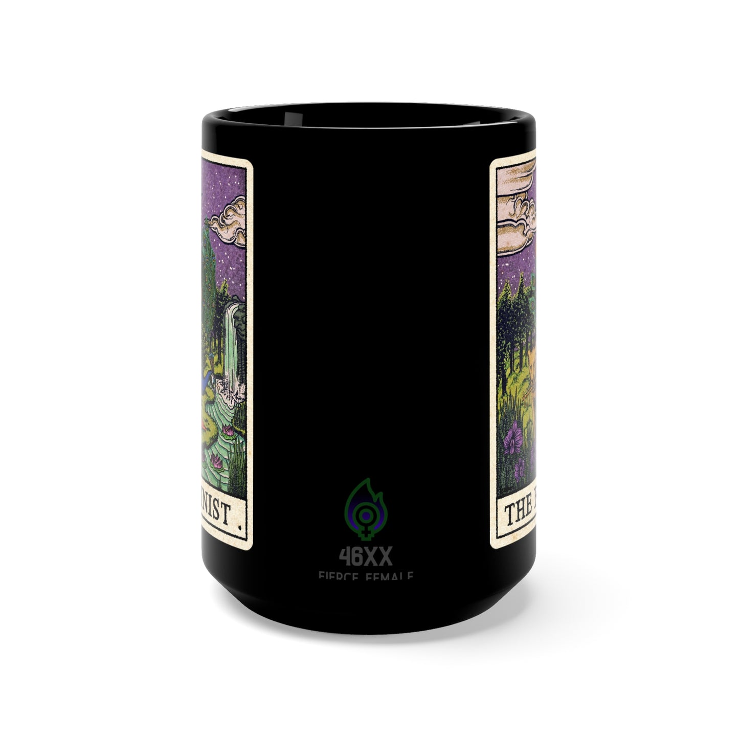 The Feminist Black Ceramic Mug 15oz