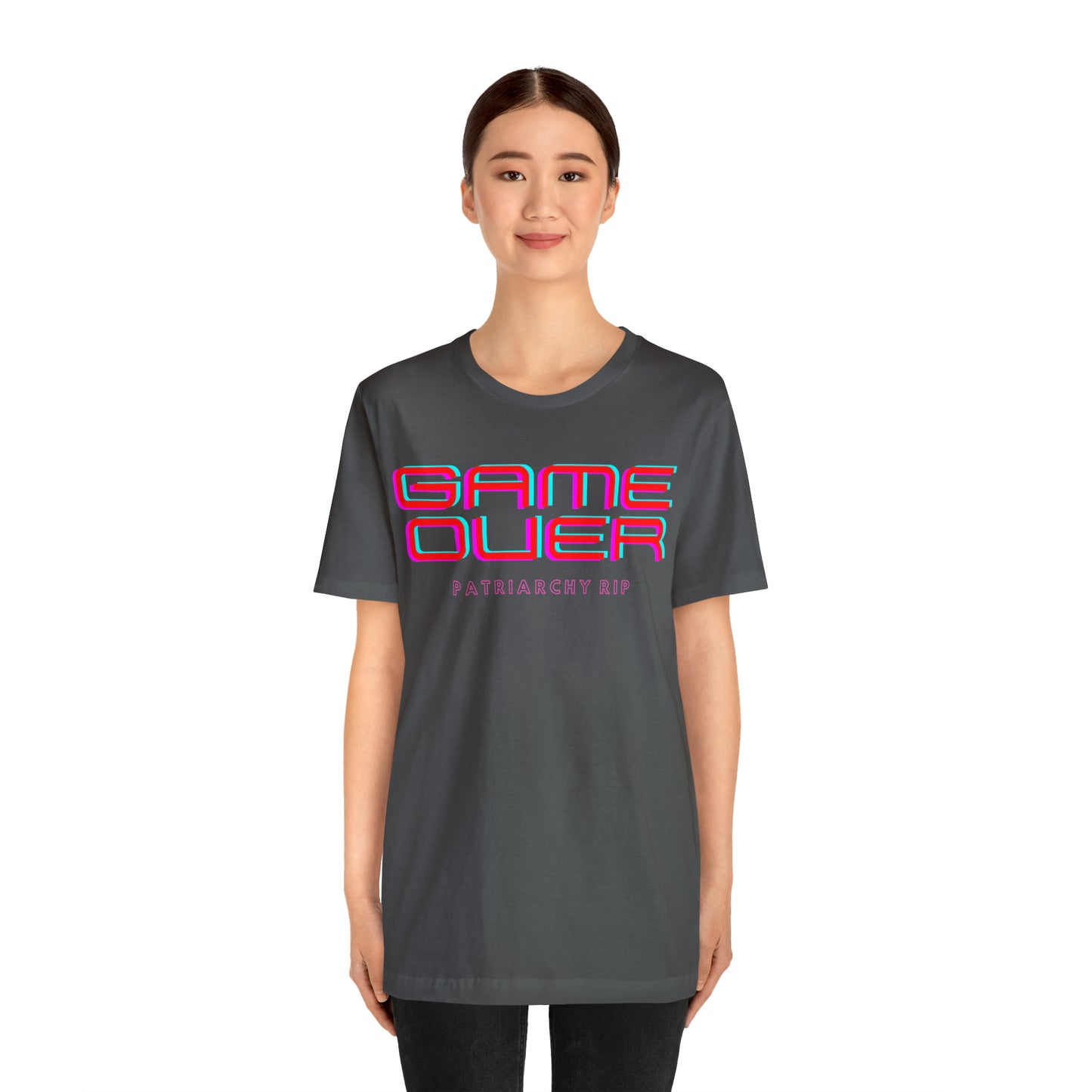 Game Over Patriarchy RIP Unisex T-Shirt (S-3XL)